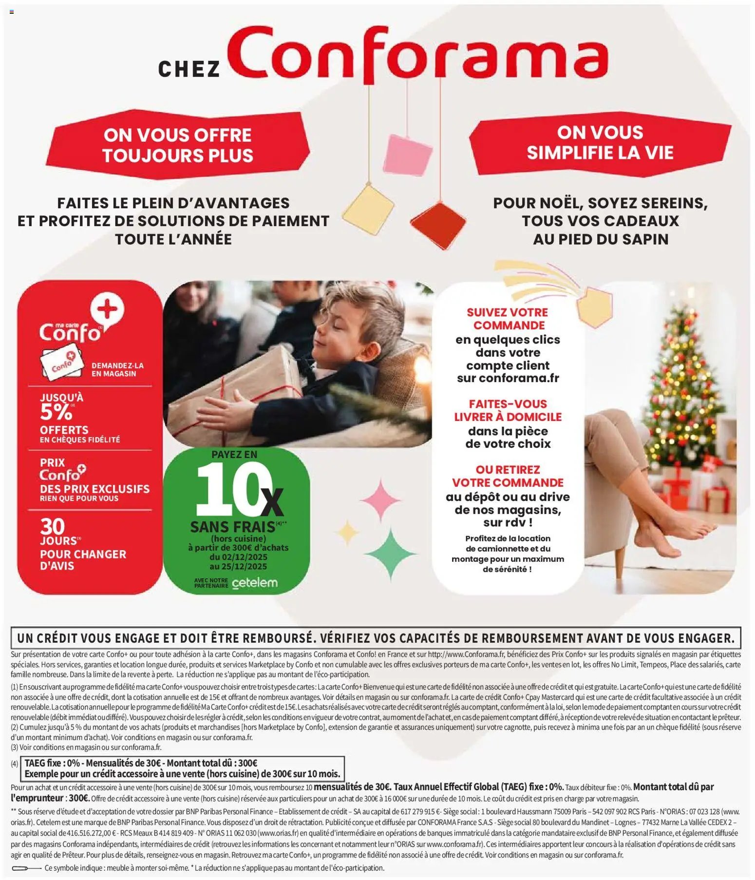 Conforama catalogue ho ho ho (2025-12-02 - 2025-12-25)