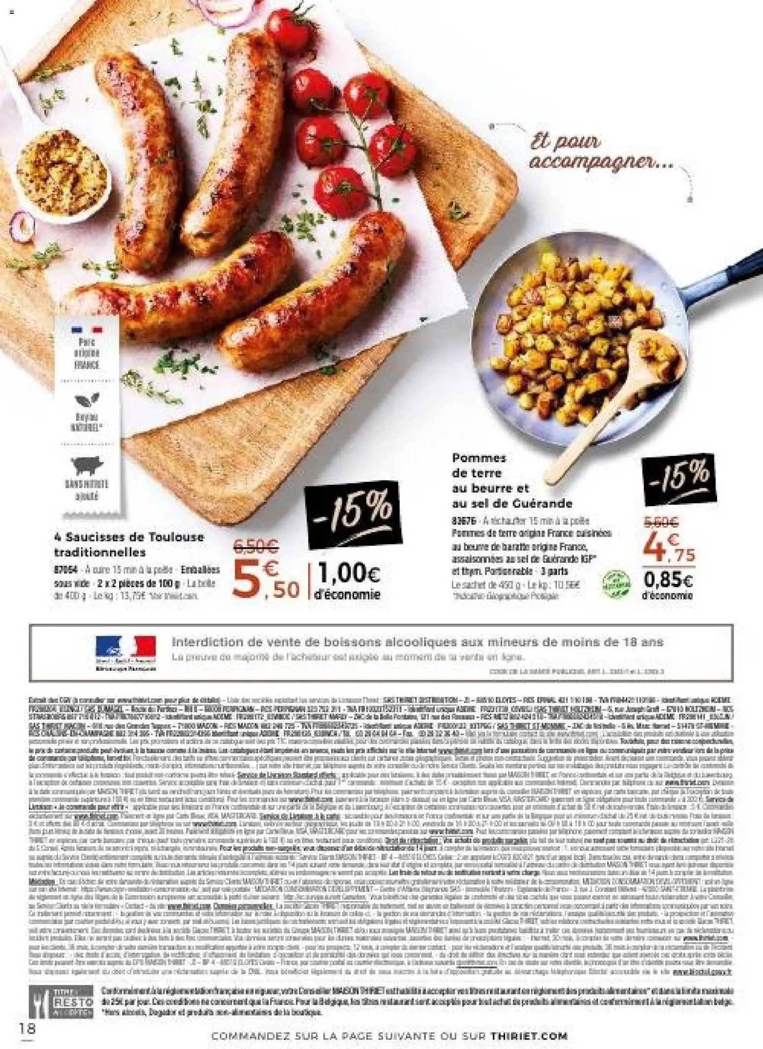 Thiriet - Catalogue Livraison 2026