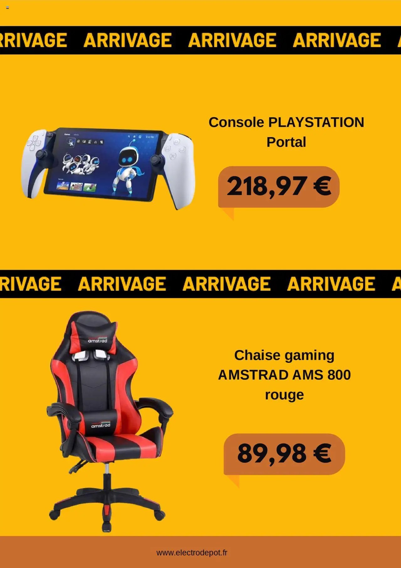 Electro Dépôt catalogue