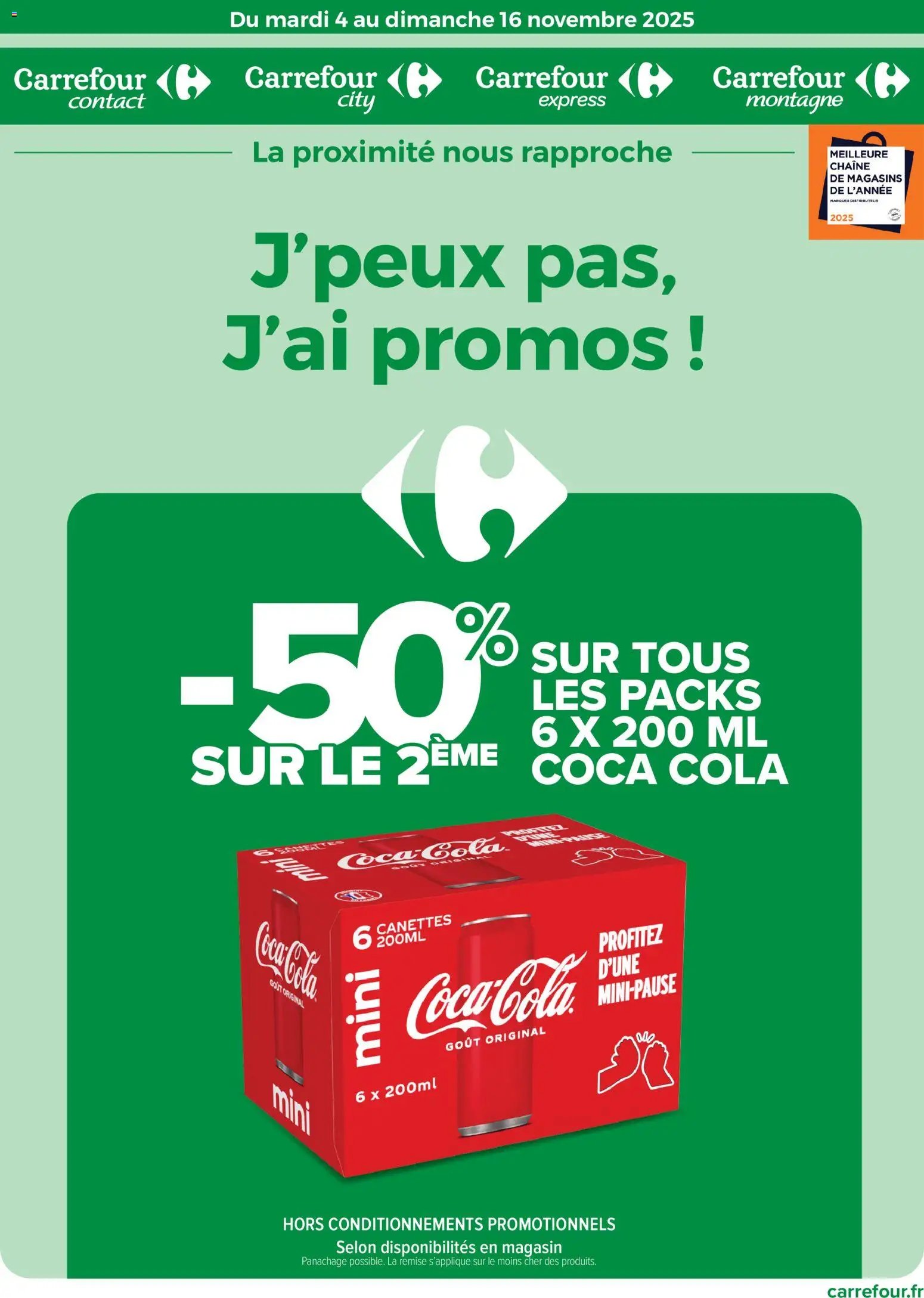 Carrefour contact catalogue J'peux pas j'ai promos