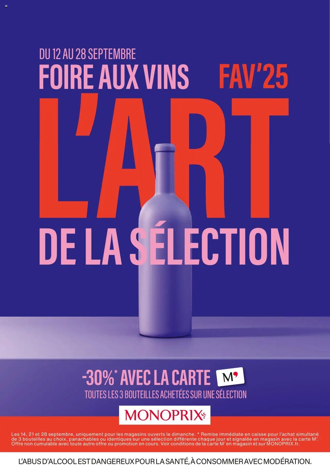 Monoprix - Guide foire aux vins (2025-09-12 - 2025-09-28)