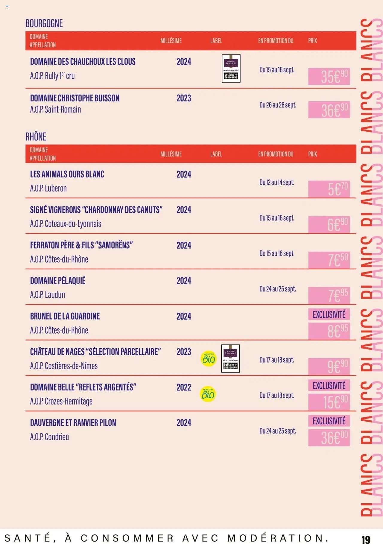 Monoprix - Guide foire aux vins (2025-09-12 - 2025-09-28)