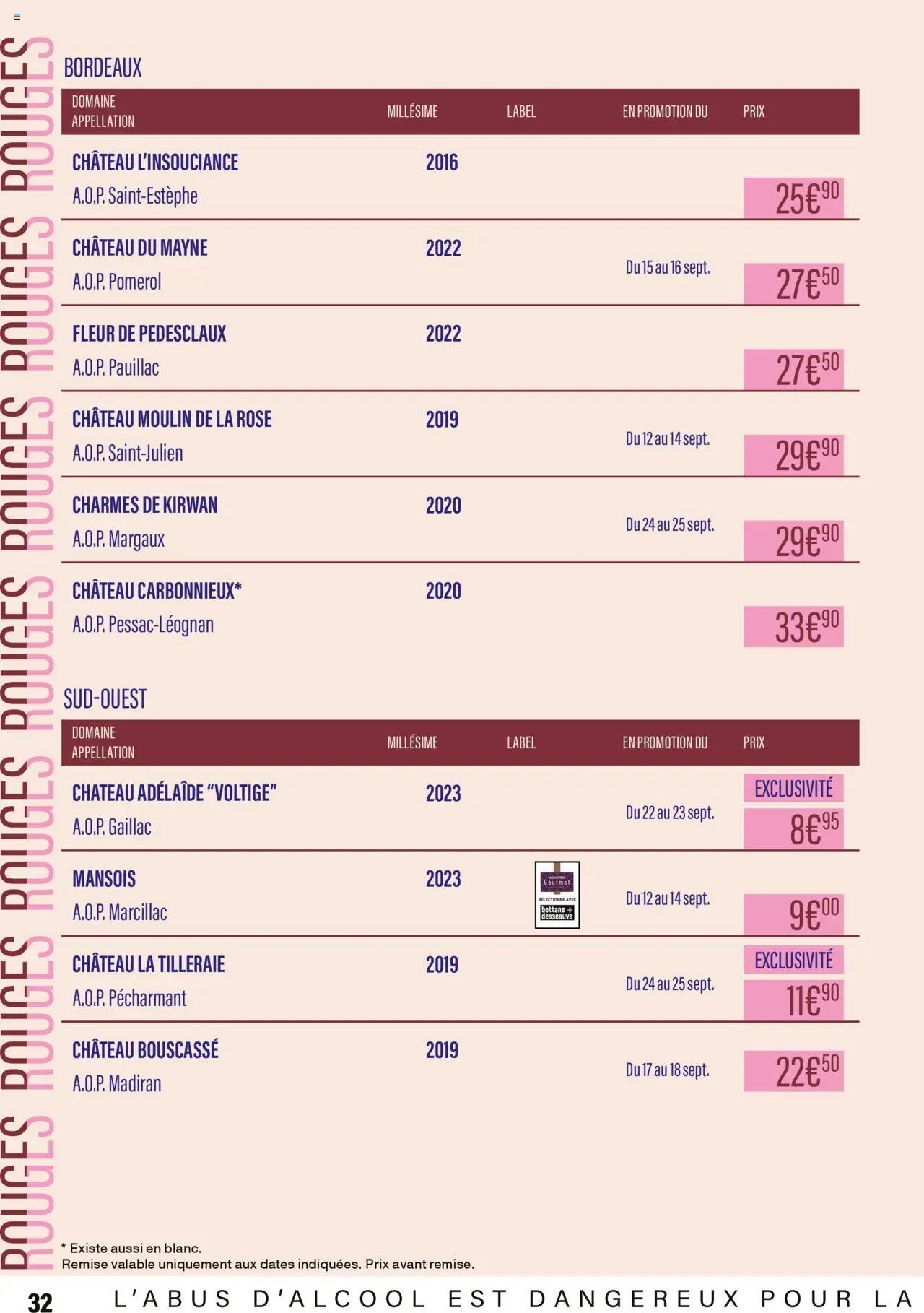 Monoprix - Guide foire aux vins (2025-09-12 - 2025-09-28)