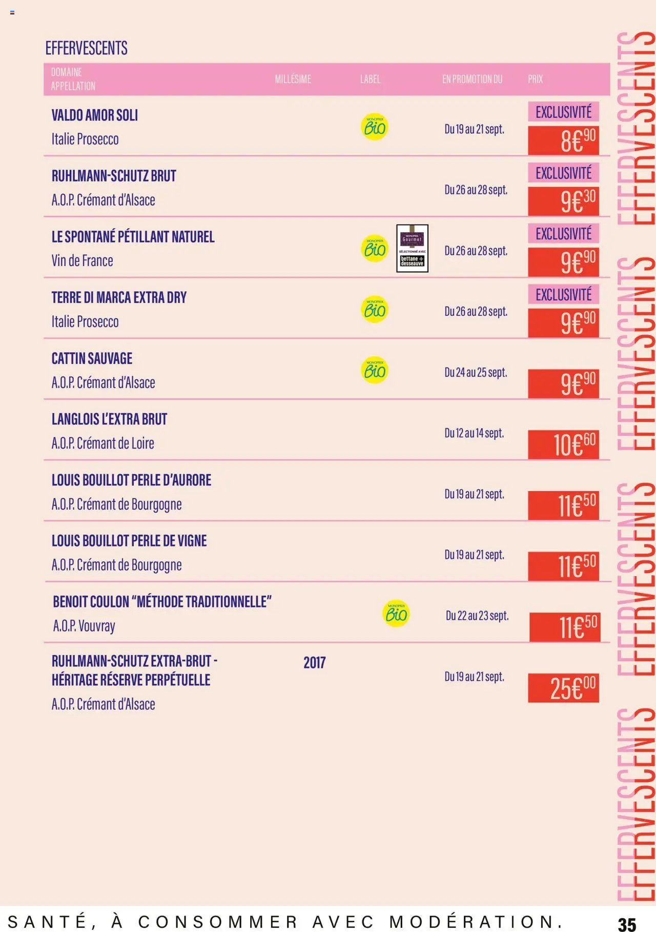Monoprix - Guide foire aux vins (2025-09-12 - 2025-09-28)