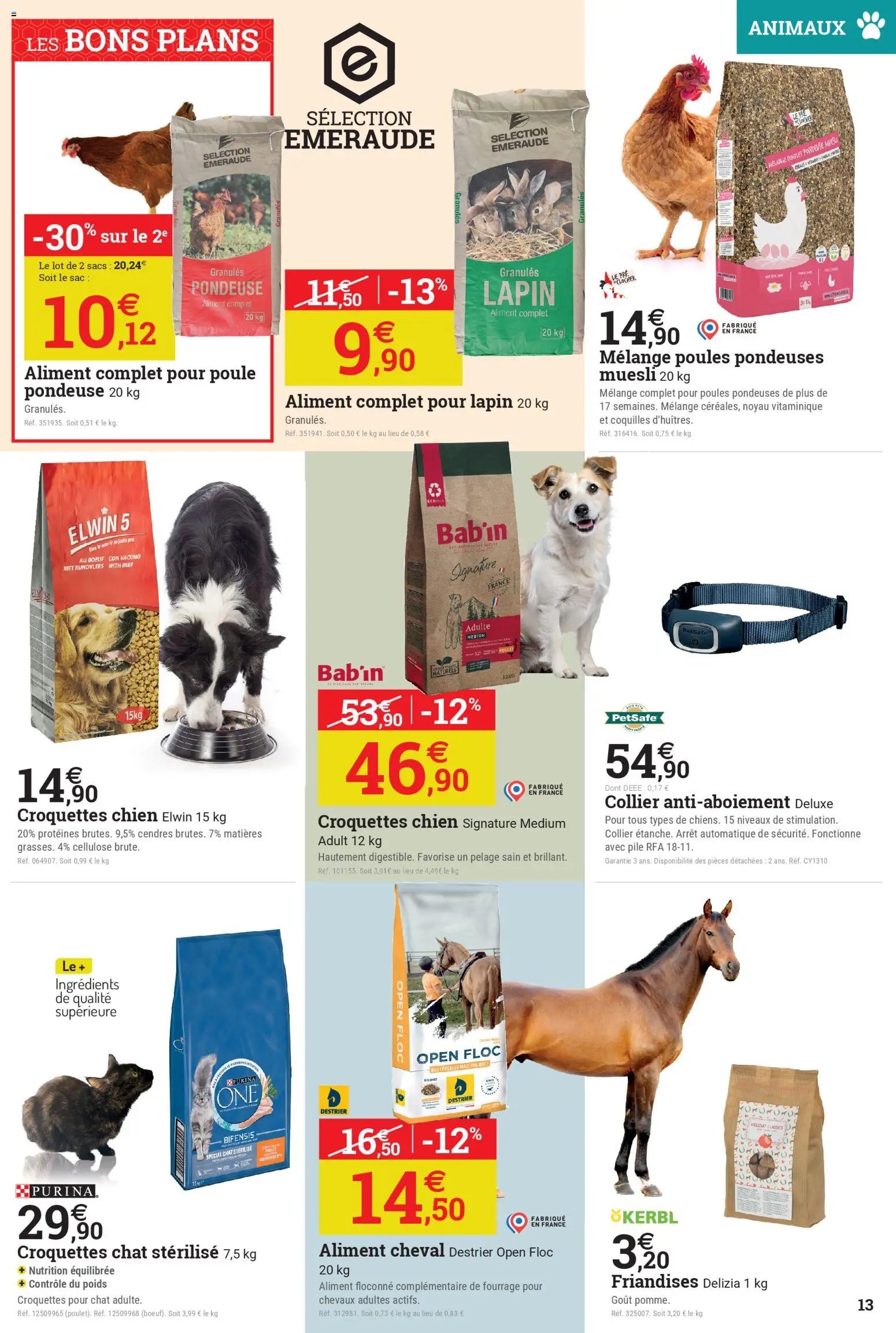 Espace Emeraude catalogue