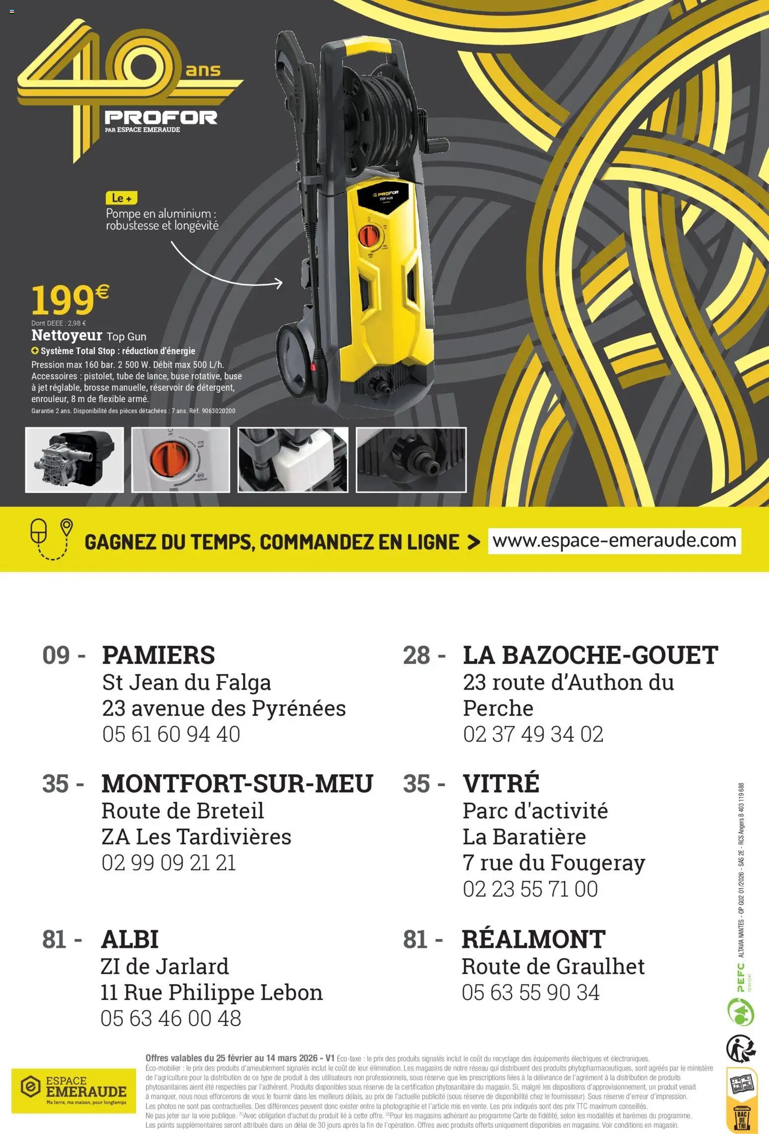 Espace Emeraude catalogue