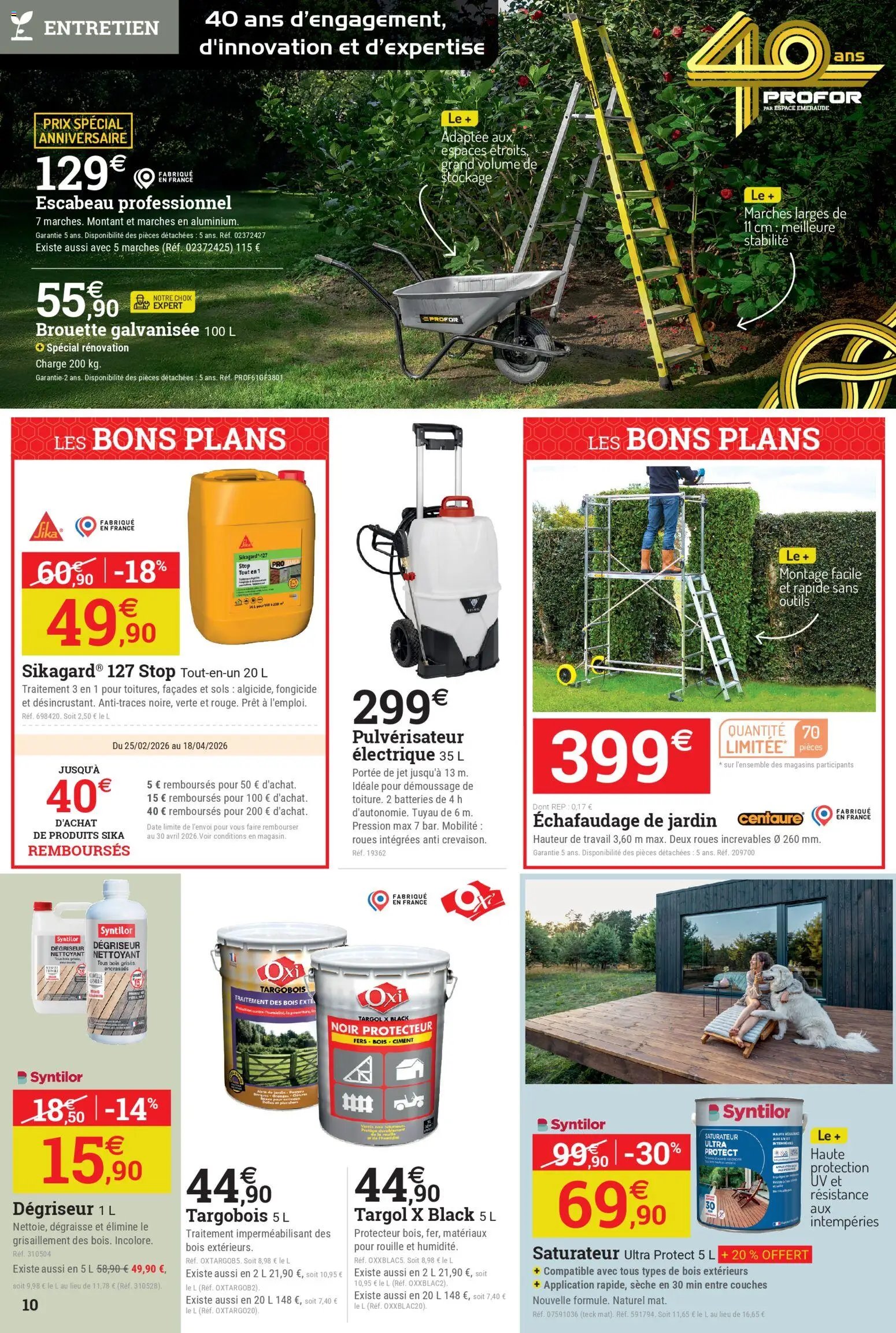 Espace Emeraude catalogue