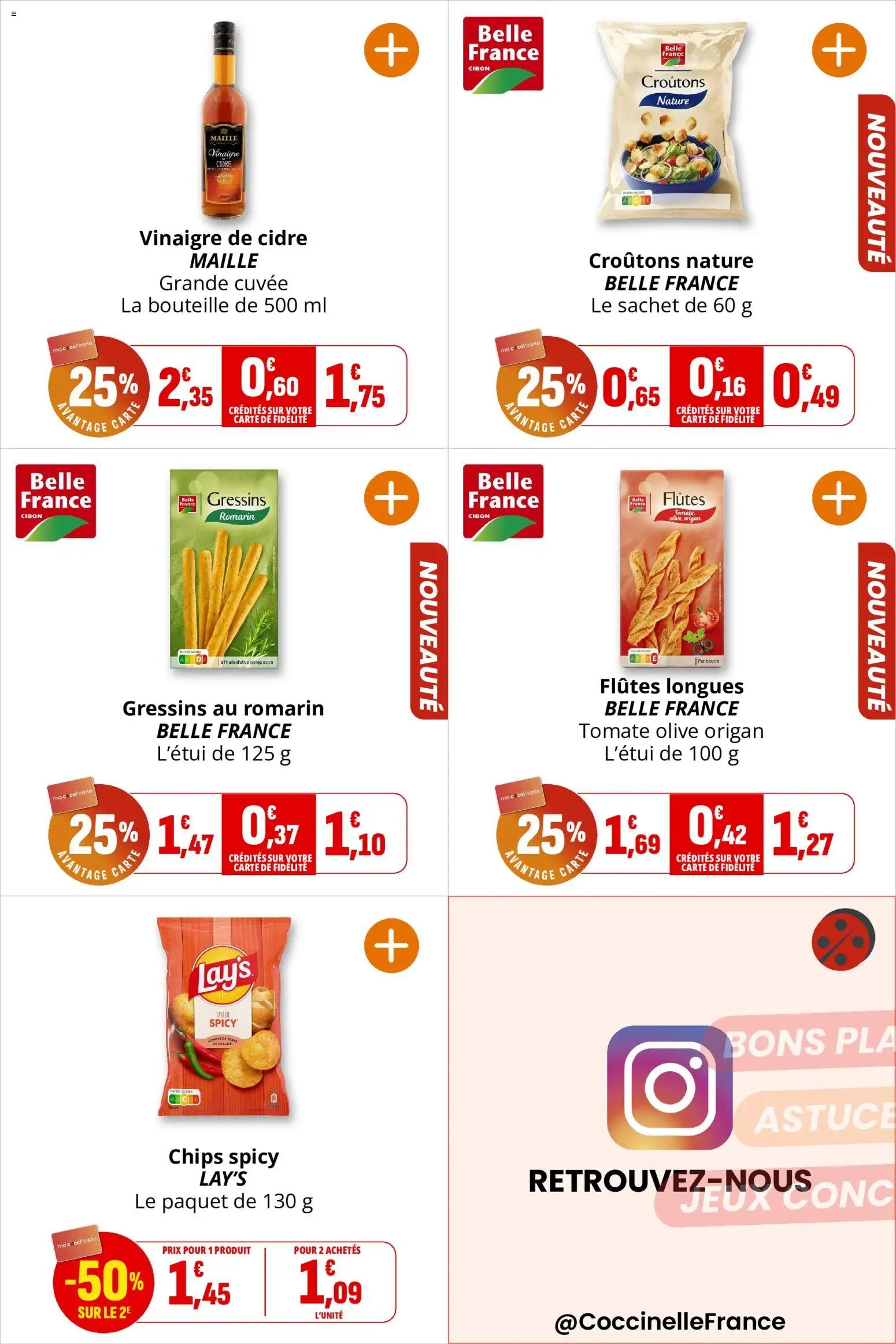 Coccinelle catalogue
