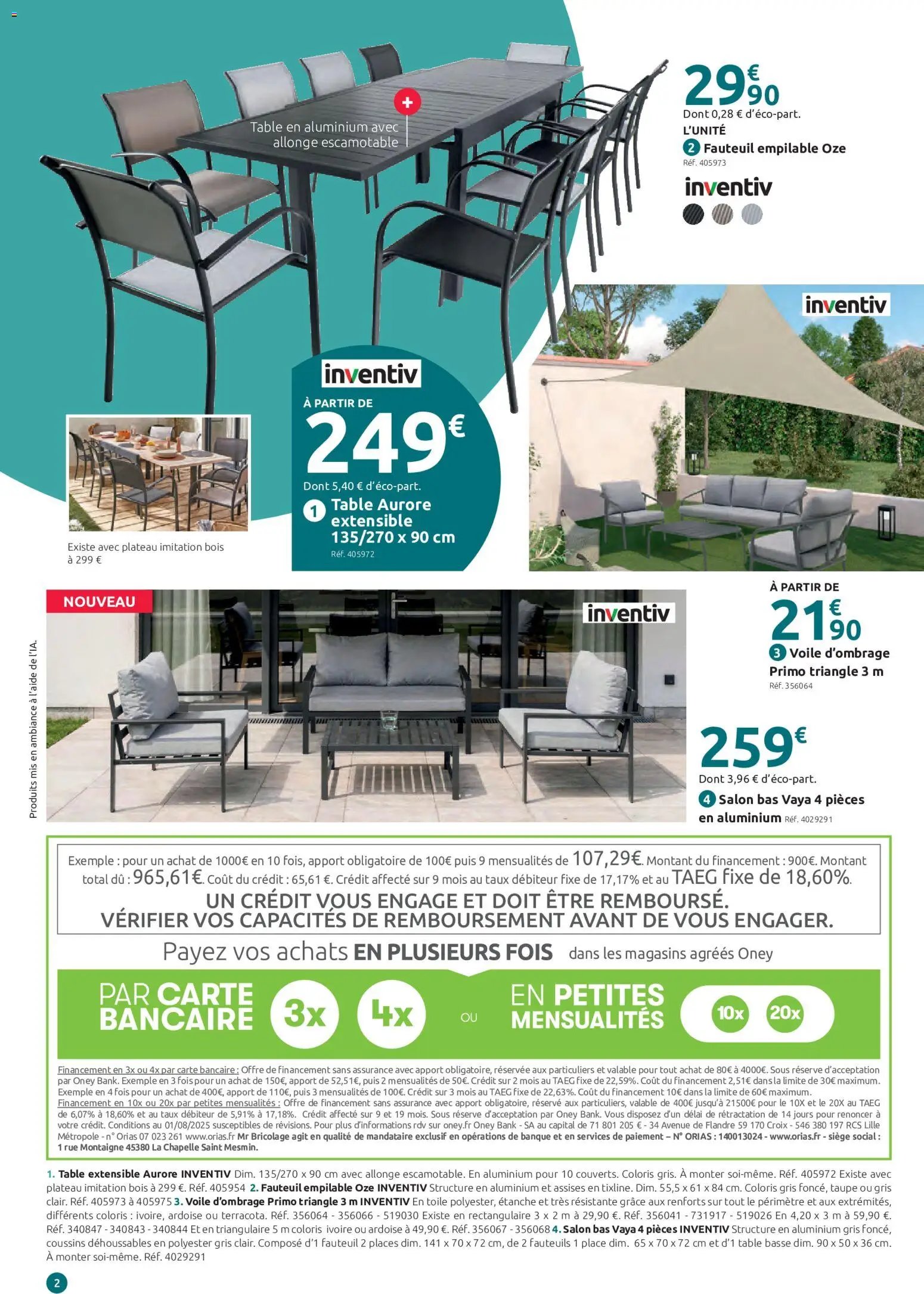 Mr. Bricolage catalogue