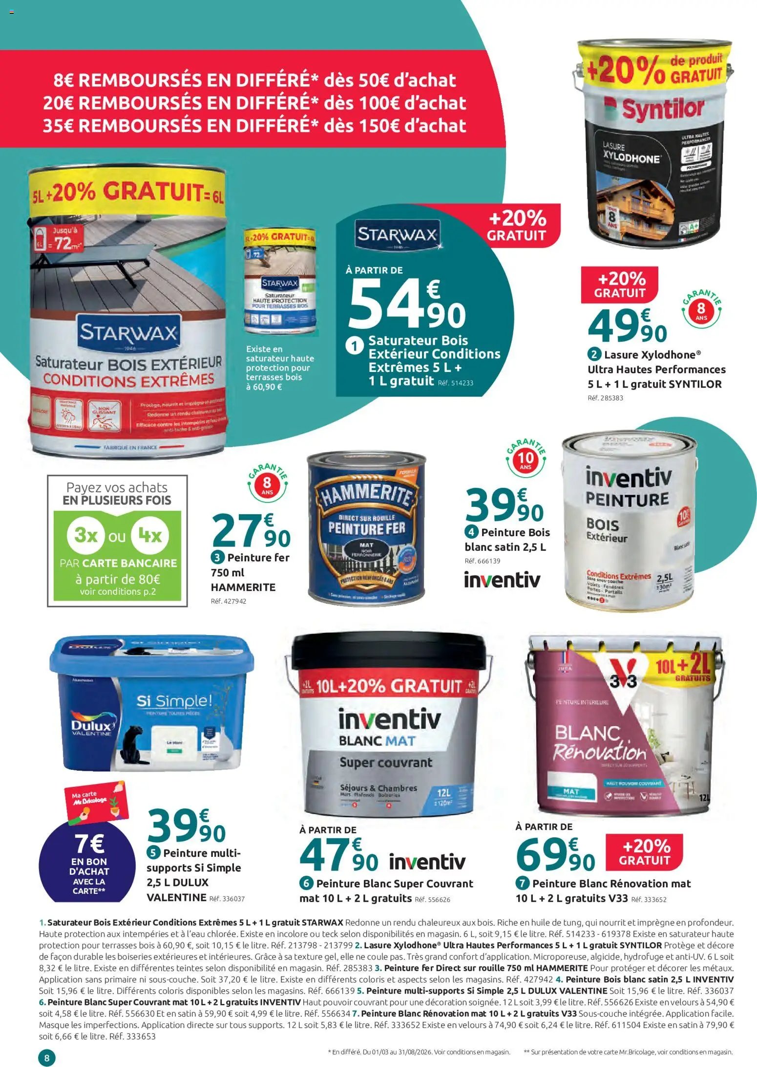 Mr. Bricolage catalogue