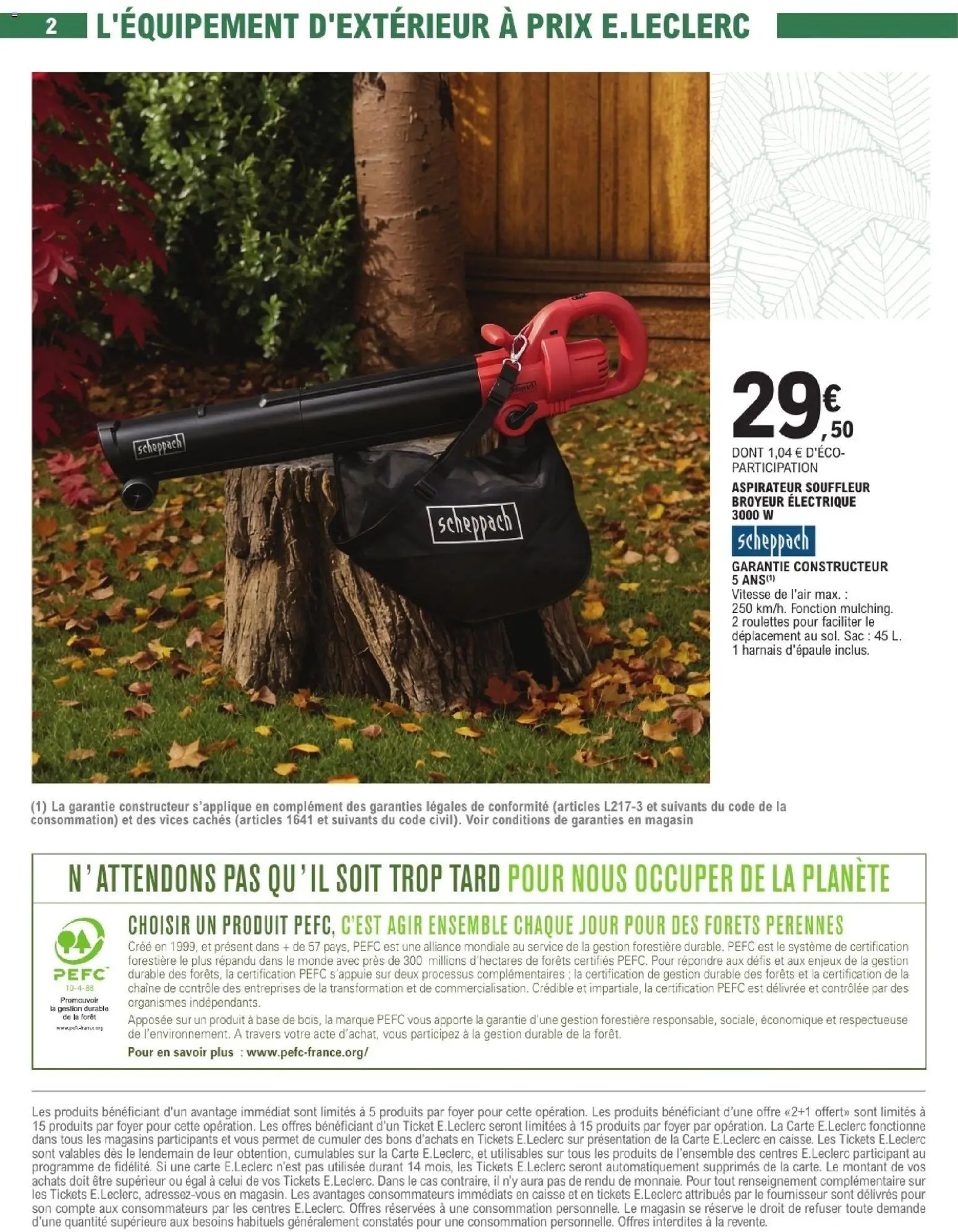 Brico E.Leclerc catalogue Jardin