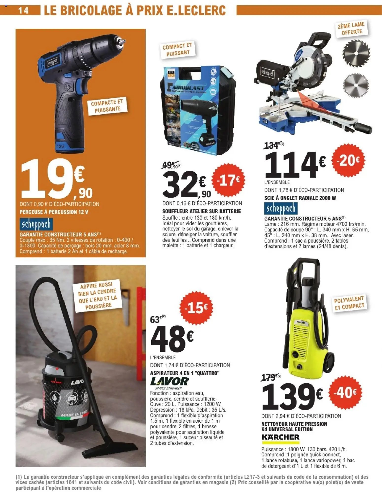 Brico E.Leclerc catalogue Jardin