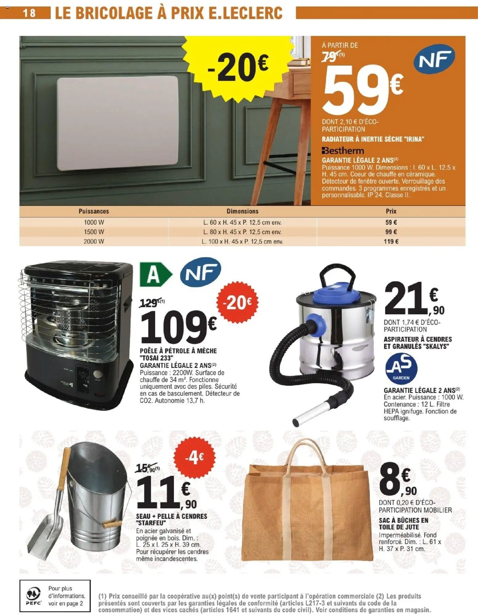Brico E.Leclerc catalogue Jardin