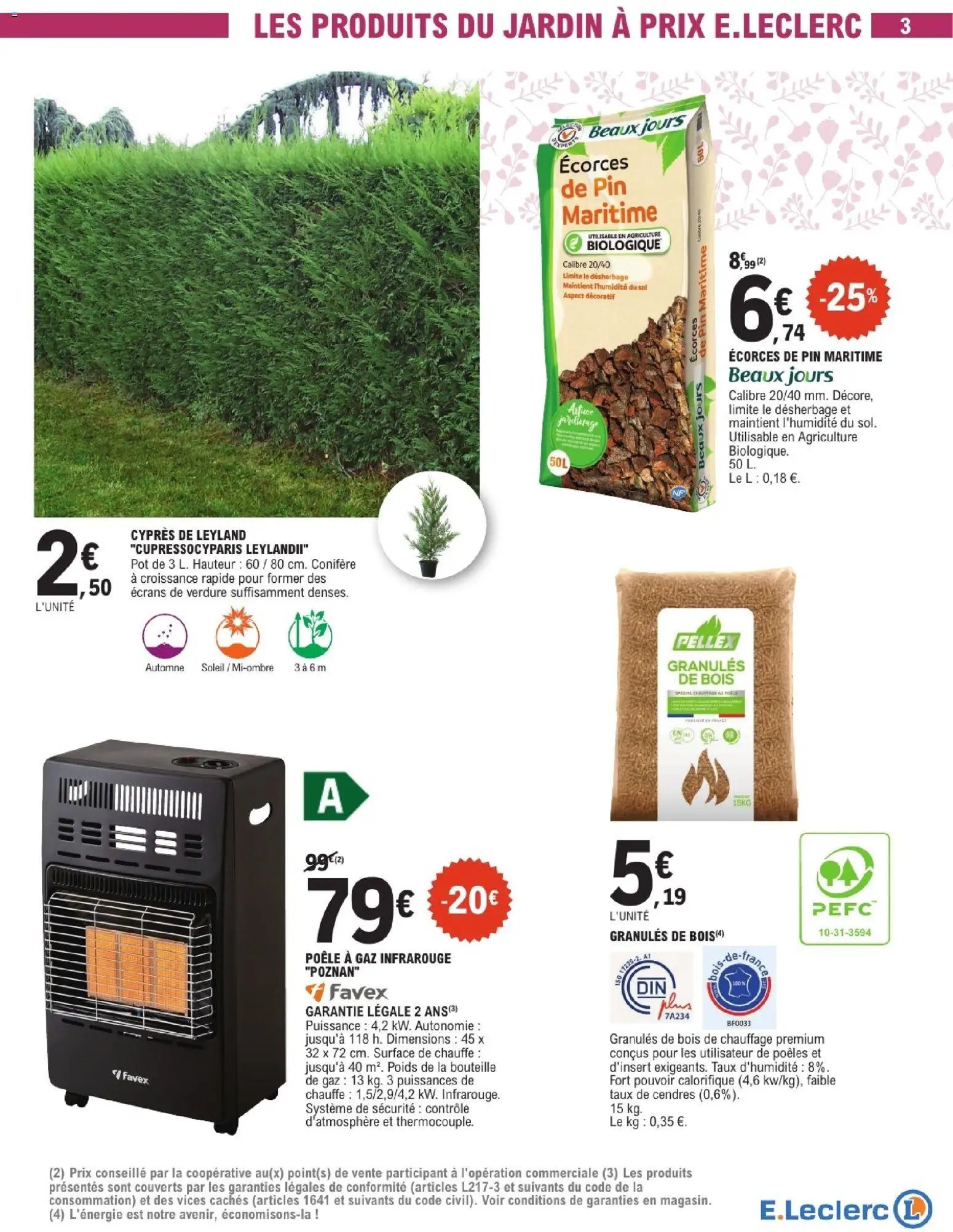 Brico E.Leclerc catalogue Jardin
