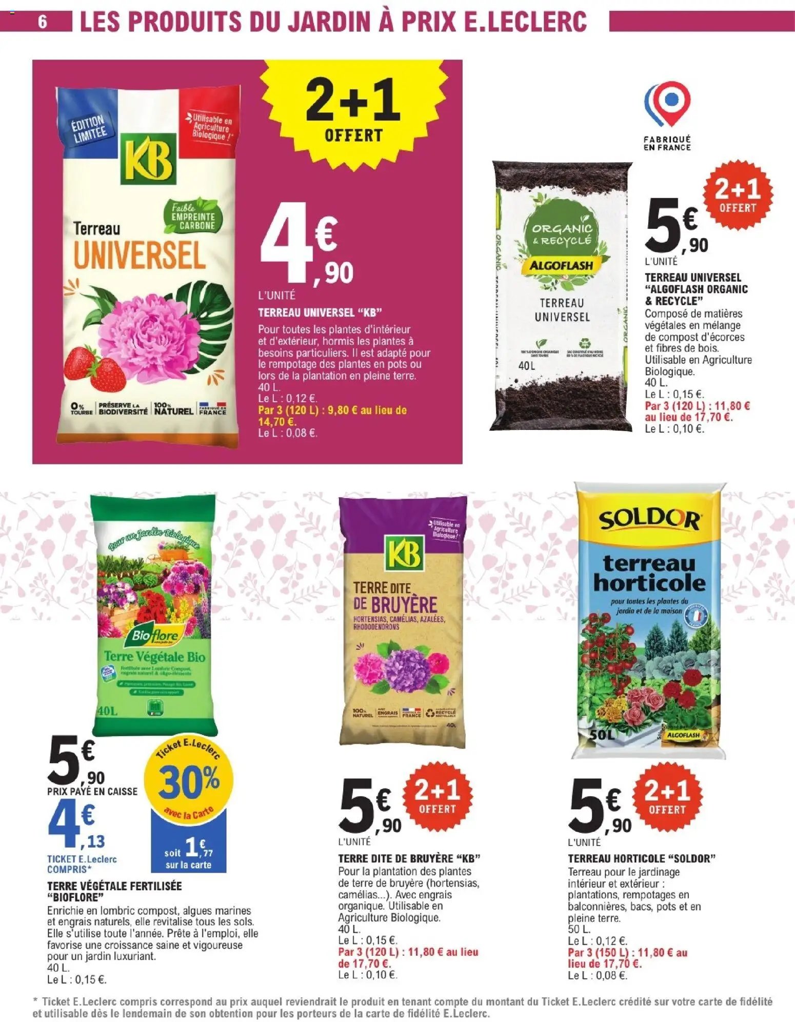 Brico E.Leclerc catalogue Jardin