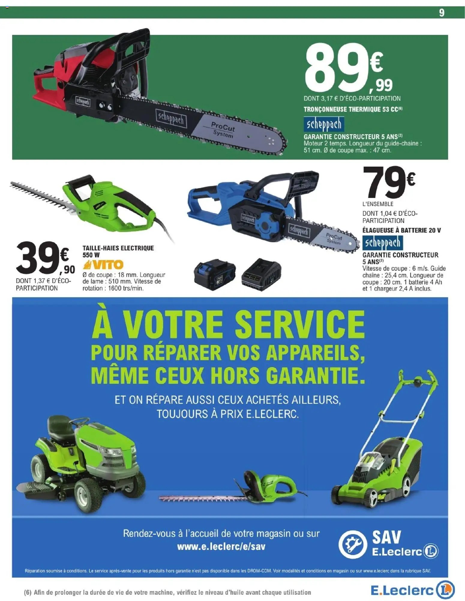 Brico E.Leclerc catalogue Jardin