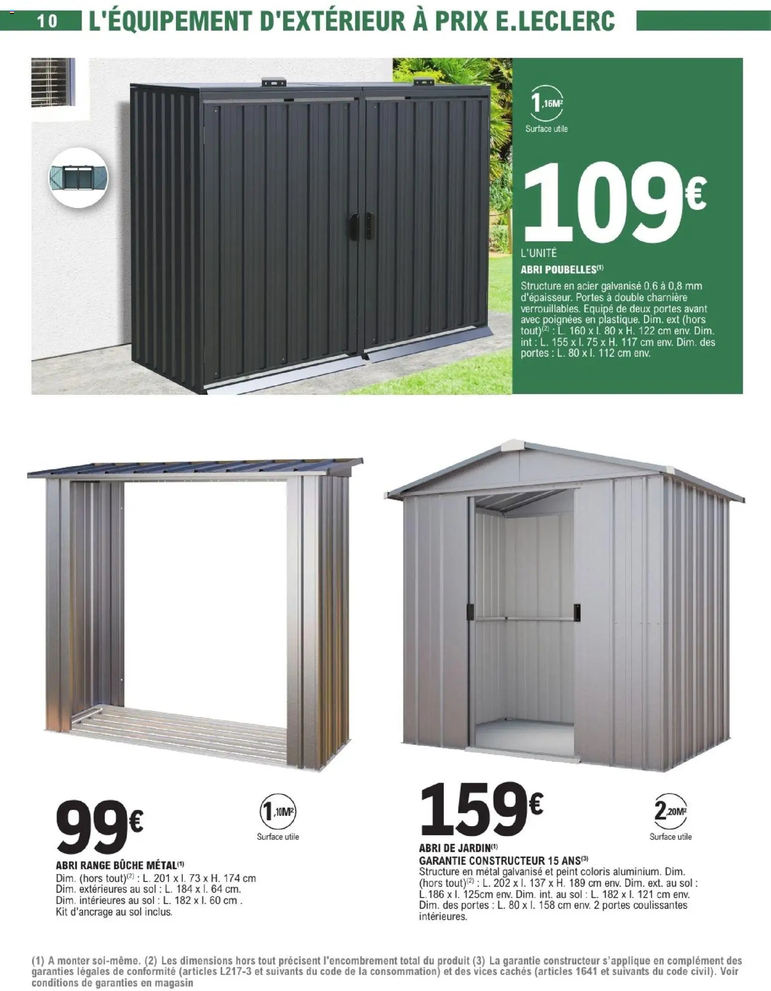 Brico E.Leclerc catalogue Jardin