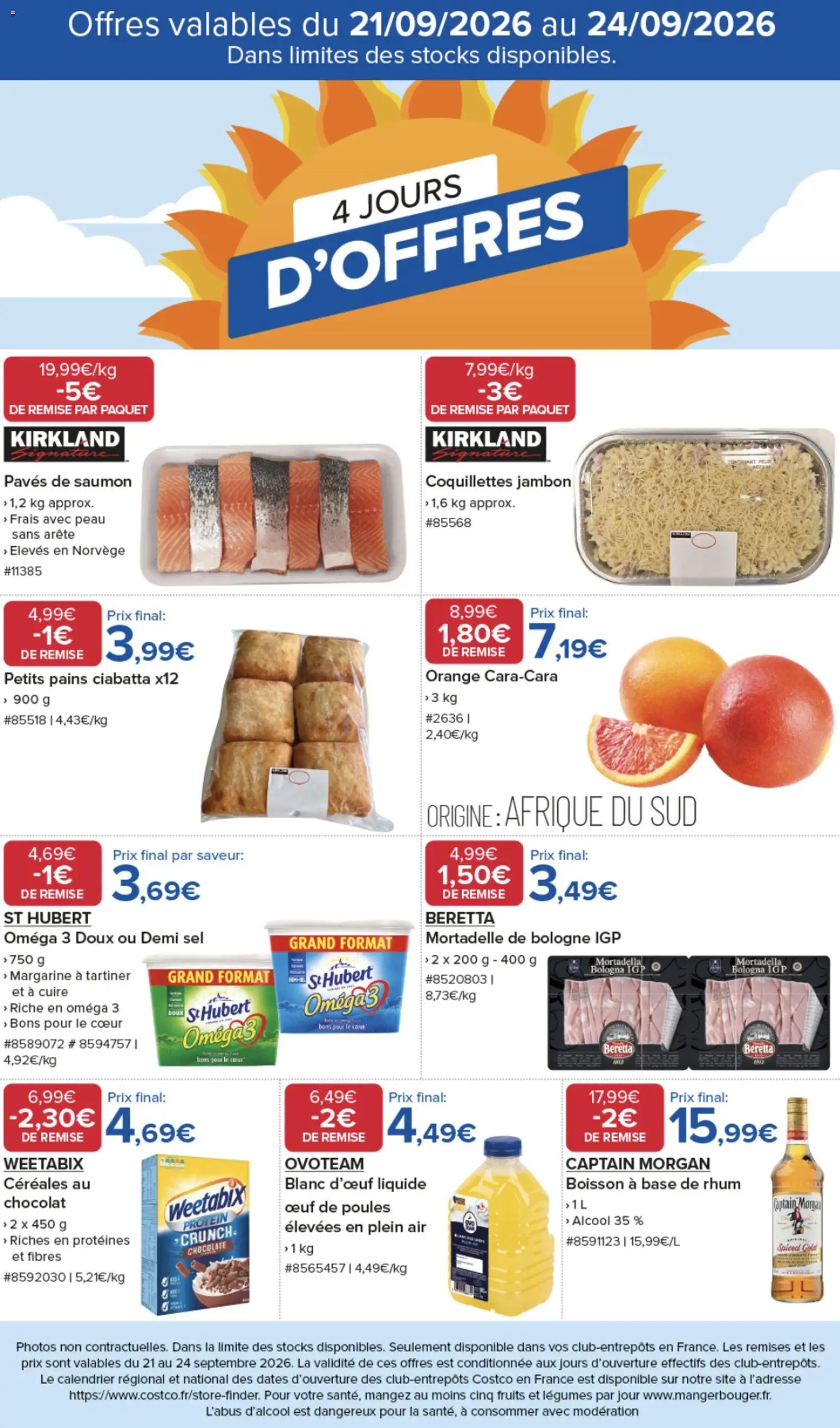 Costco 4 jours d'offres