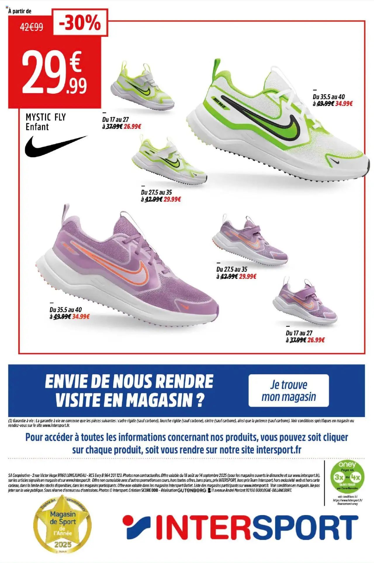 Intersport catalogue (2025-08-18 - 2025-09-14)