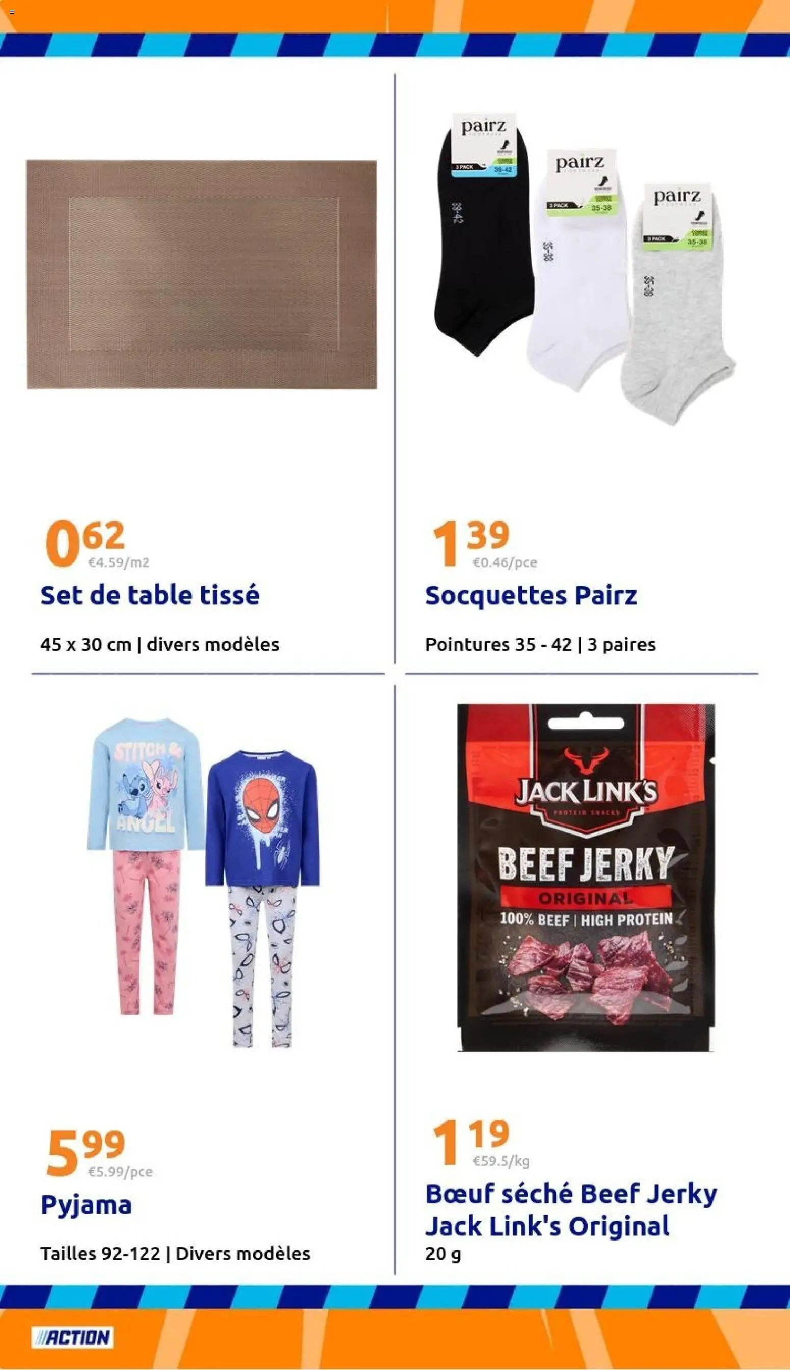 Action catalogue