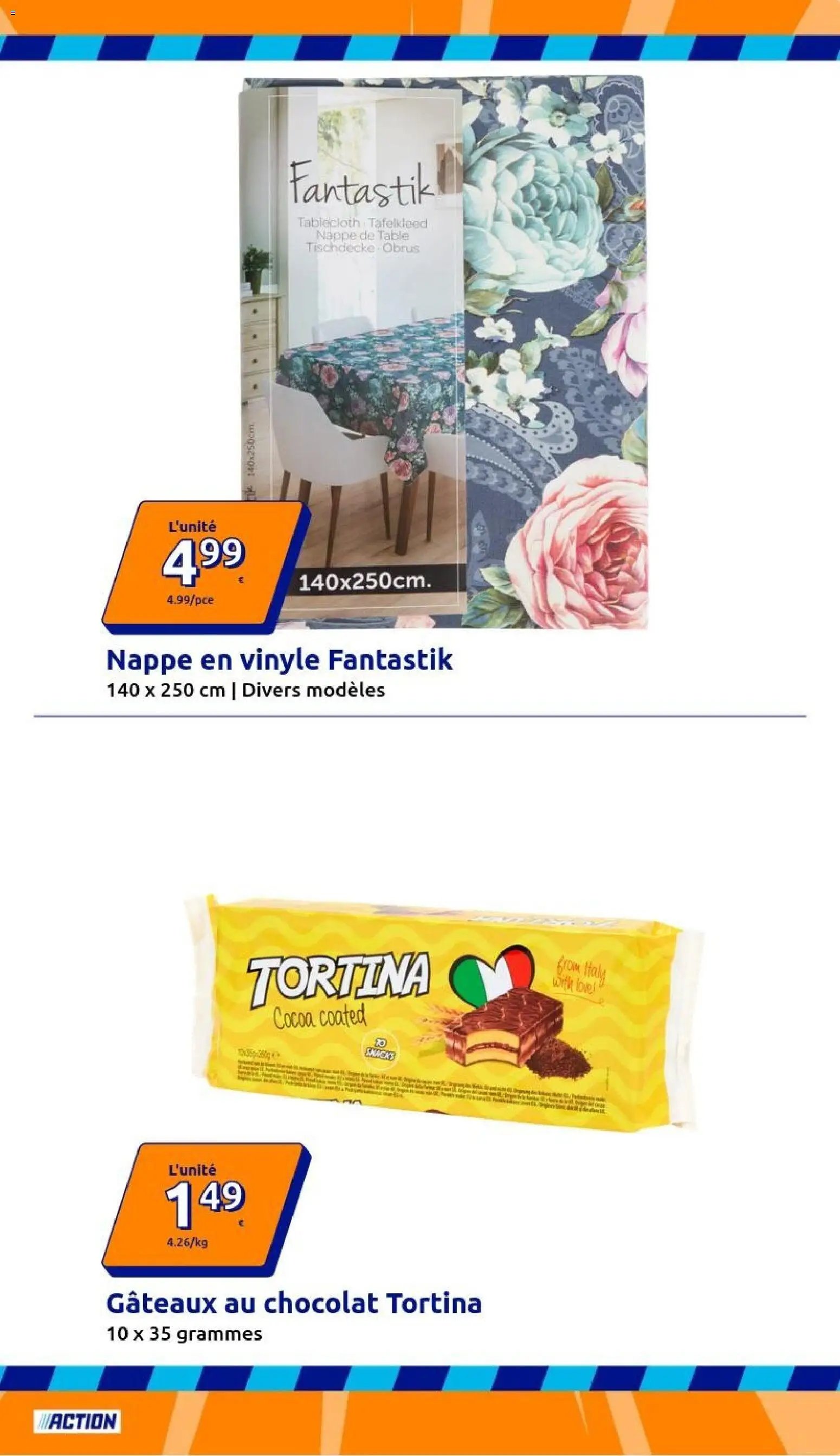 Action catalogue