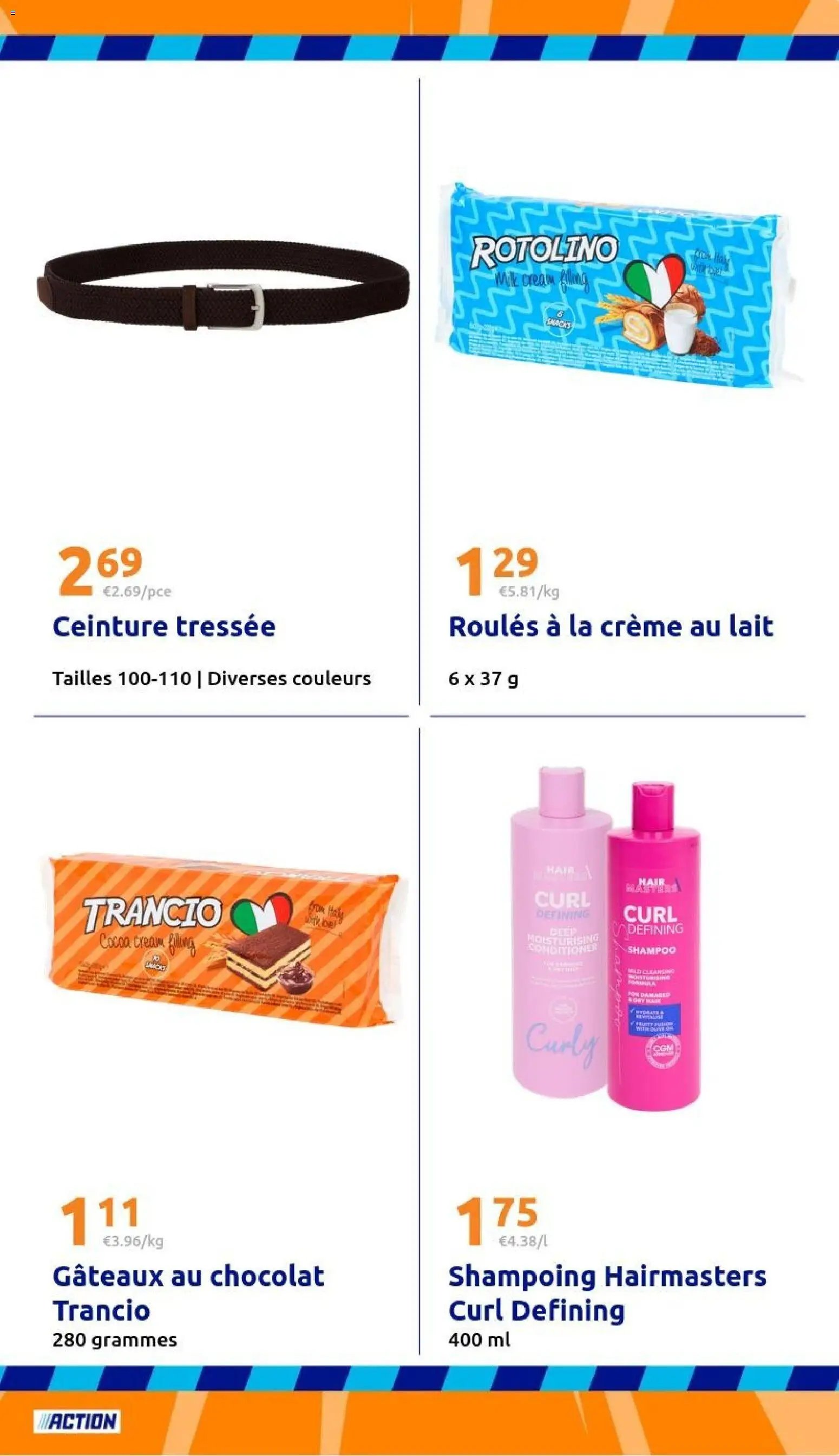 Action catalogue