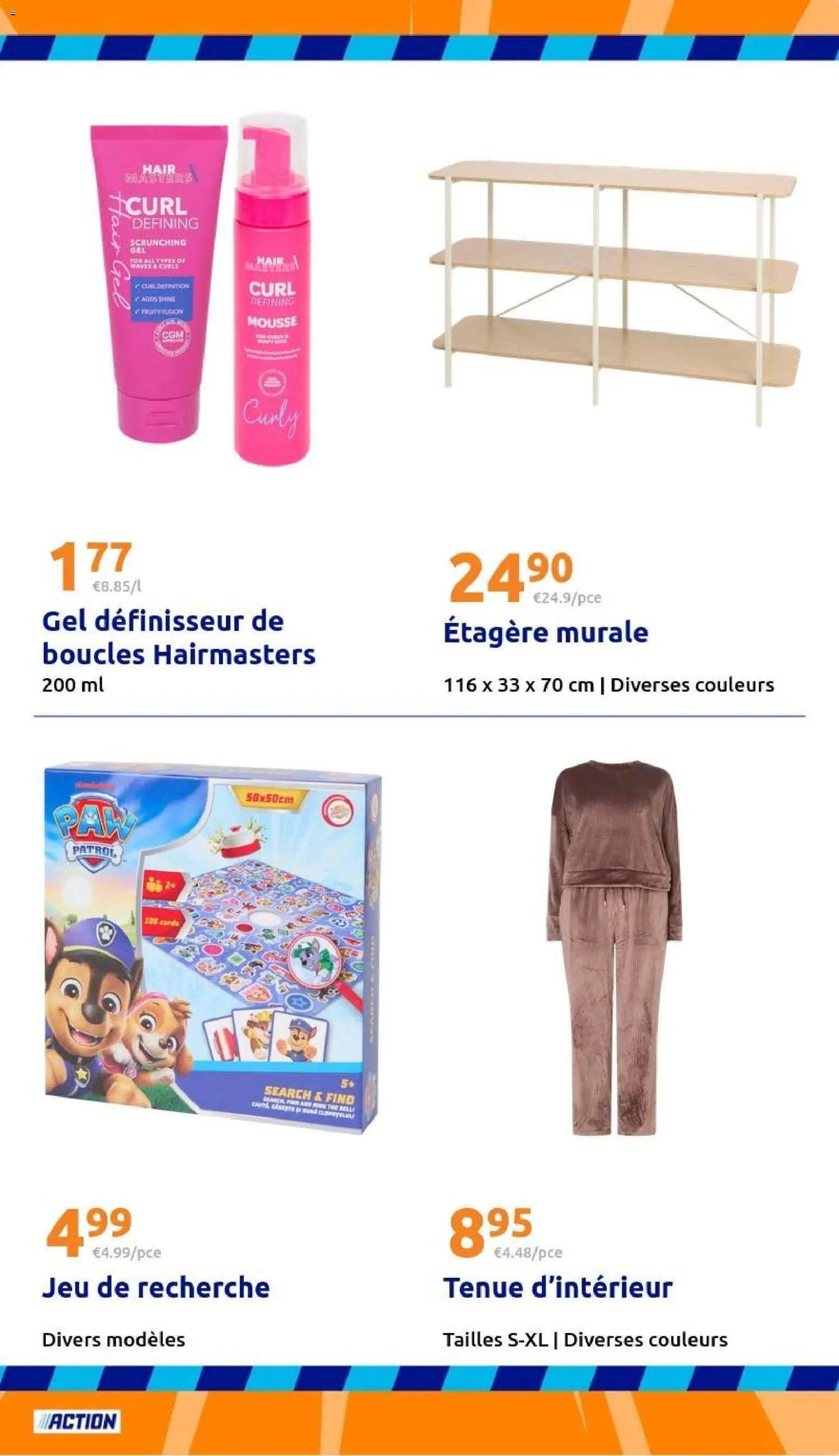 Action catalogue