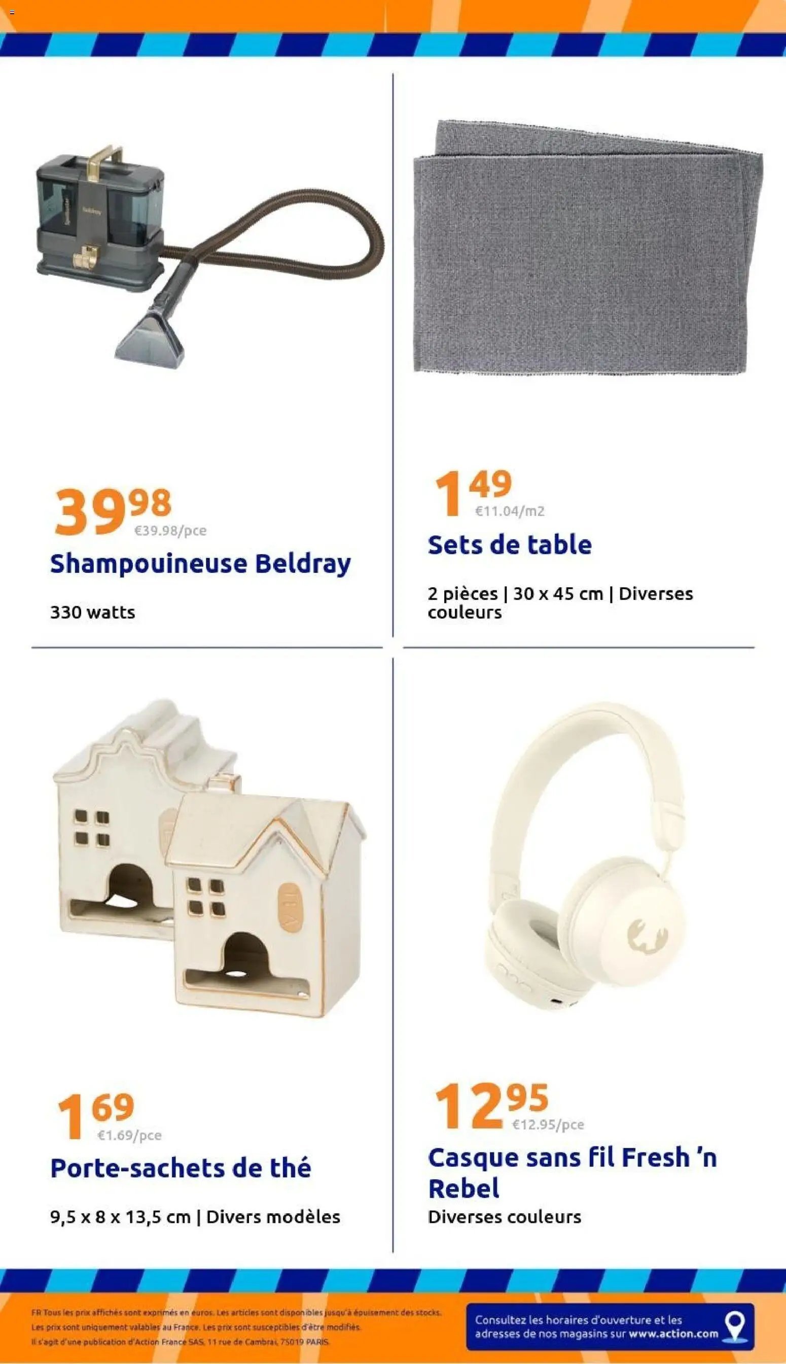 Action catalogue