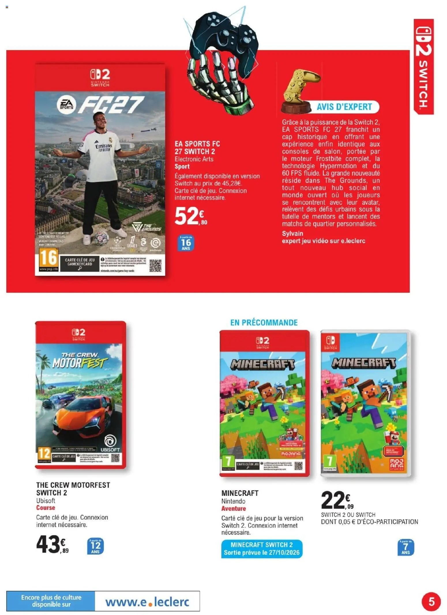 E.Leclerc Guide Jeu Vidéo