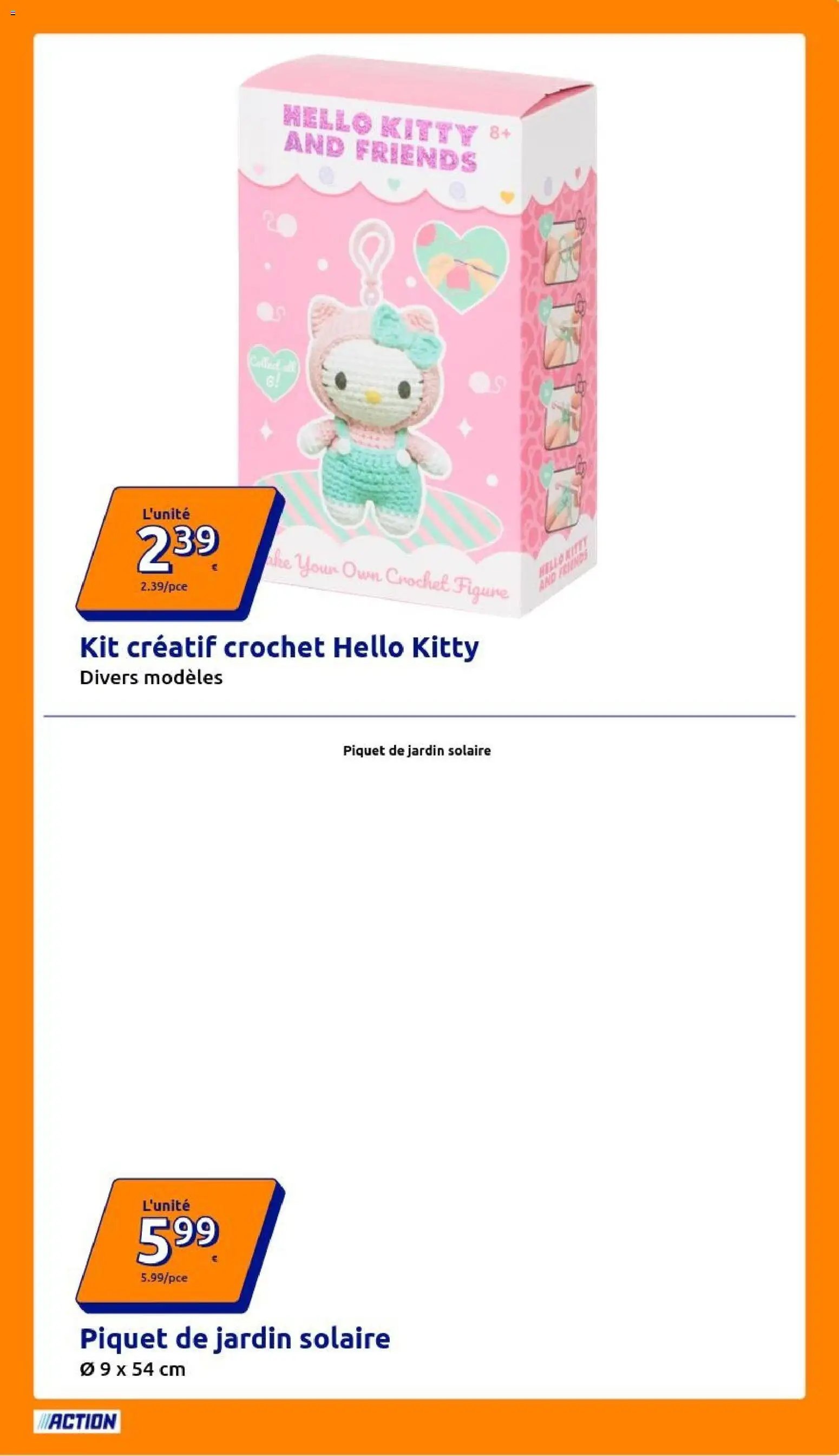 Action catalogue