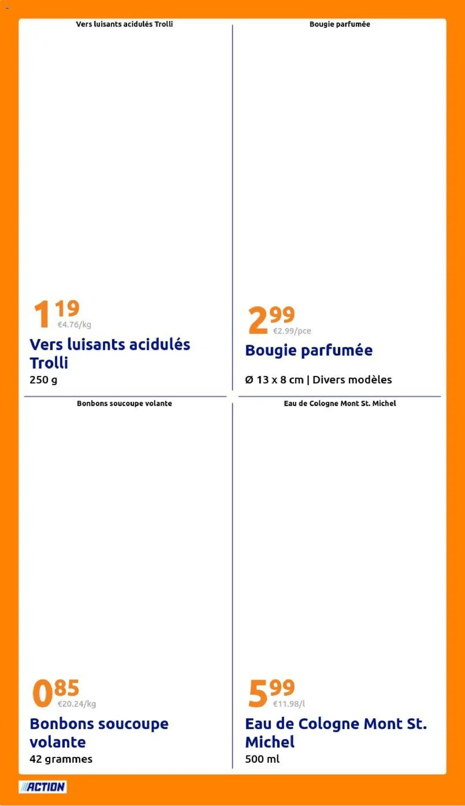 Action catalogue