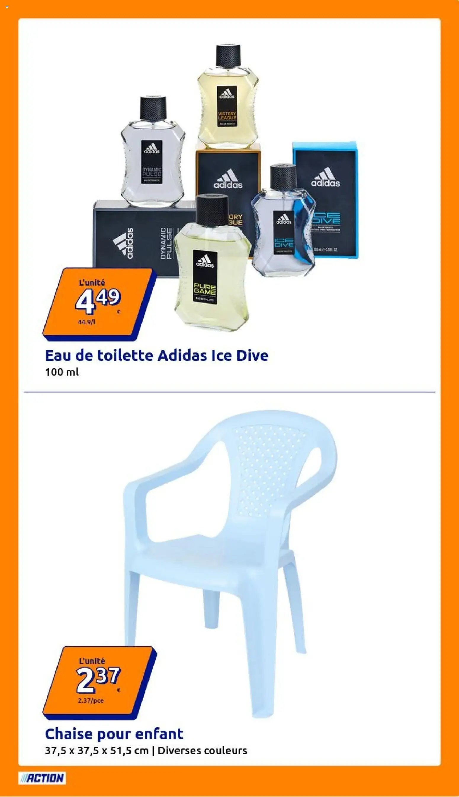 Action catalogue