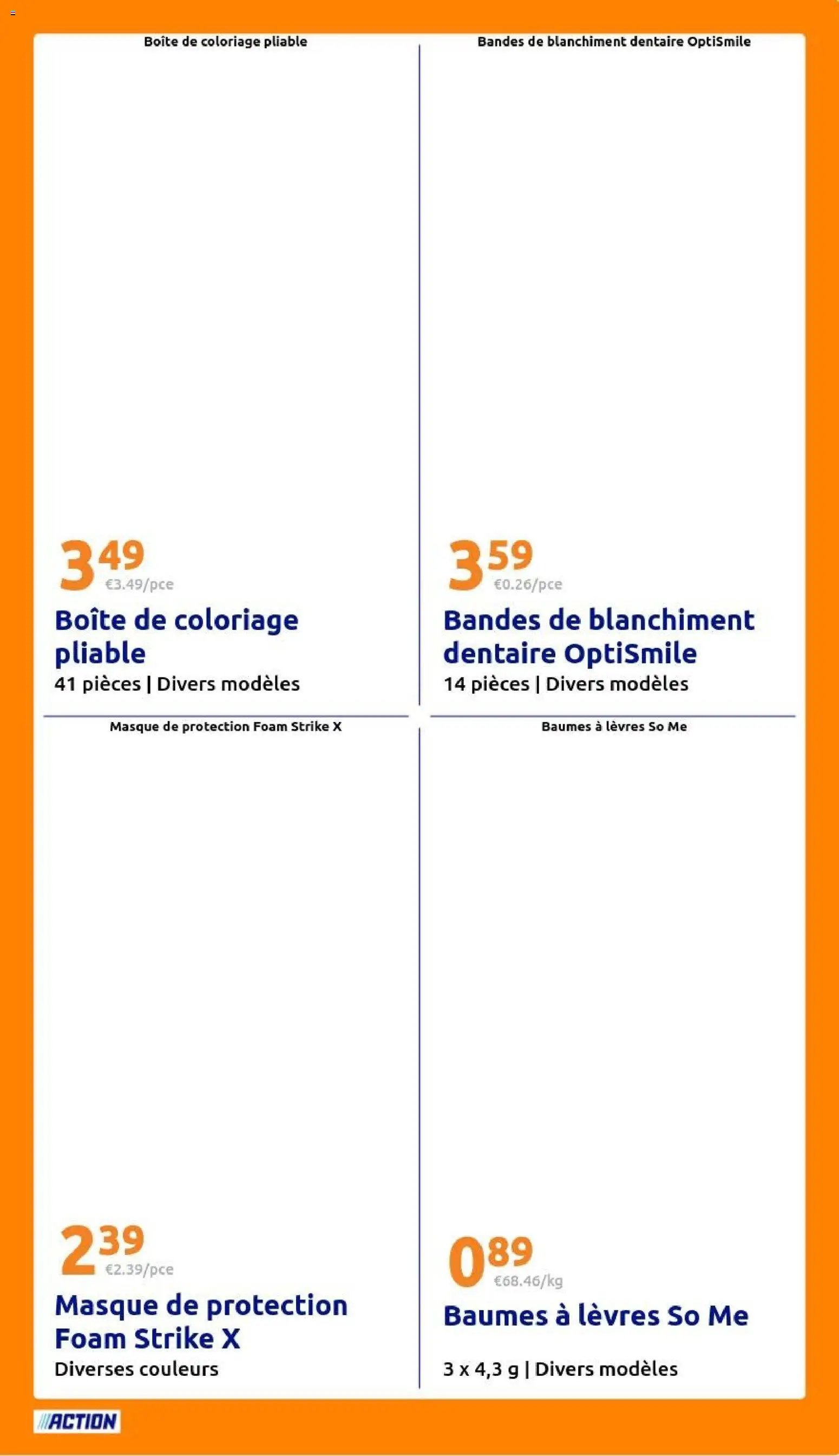 Action catalogue