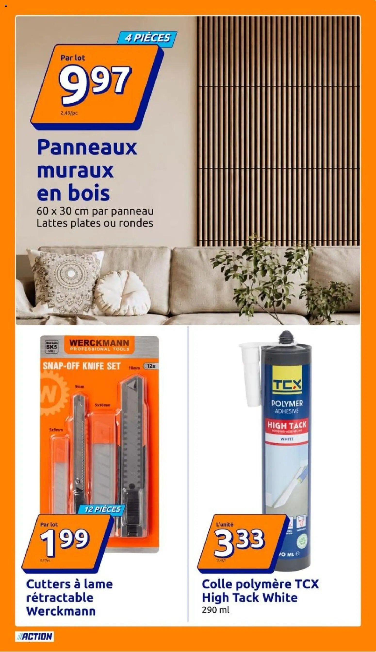 Action catalogue