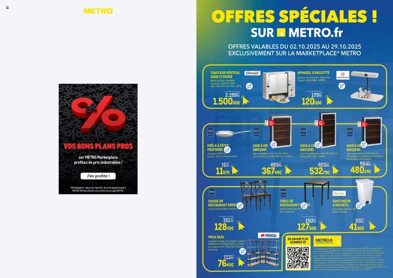 METRO - Offres spéciales - Exclusivités Marketplace
