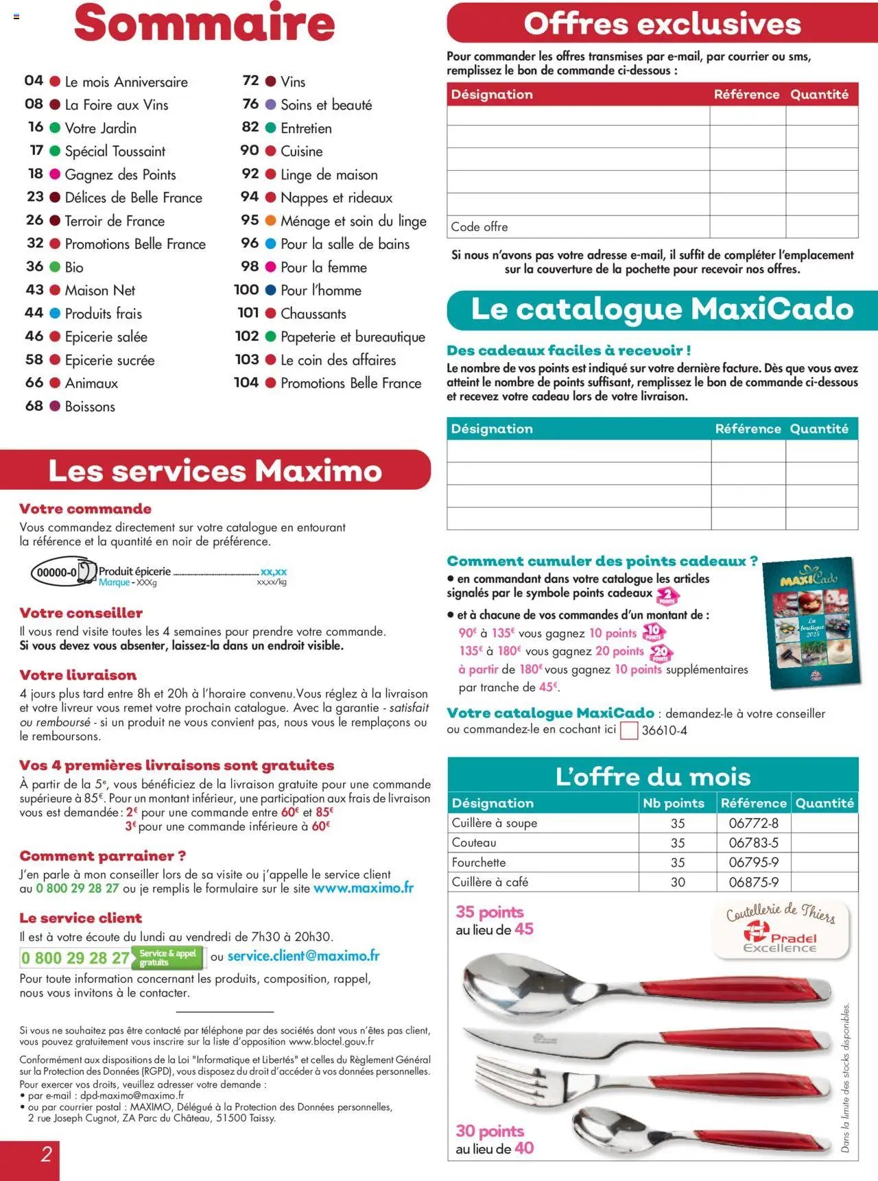 Maximo catalogue epicerie (2025-09-26 - 2025-10-23)