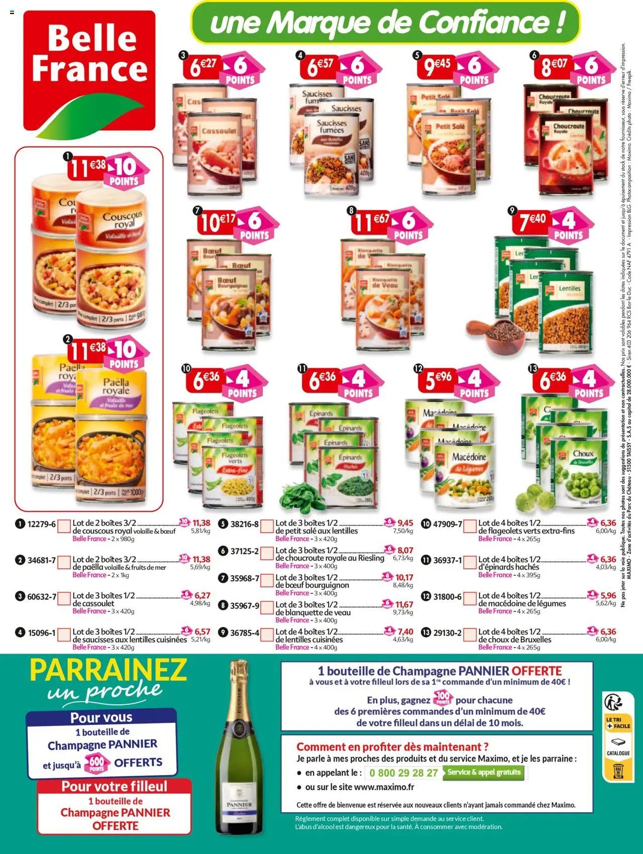 Maximo catalogue epicerie (2025-09-26 - 2025-10-23)