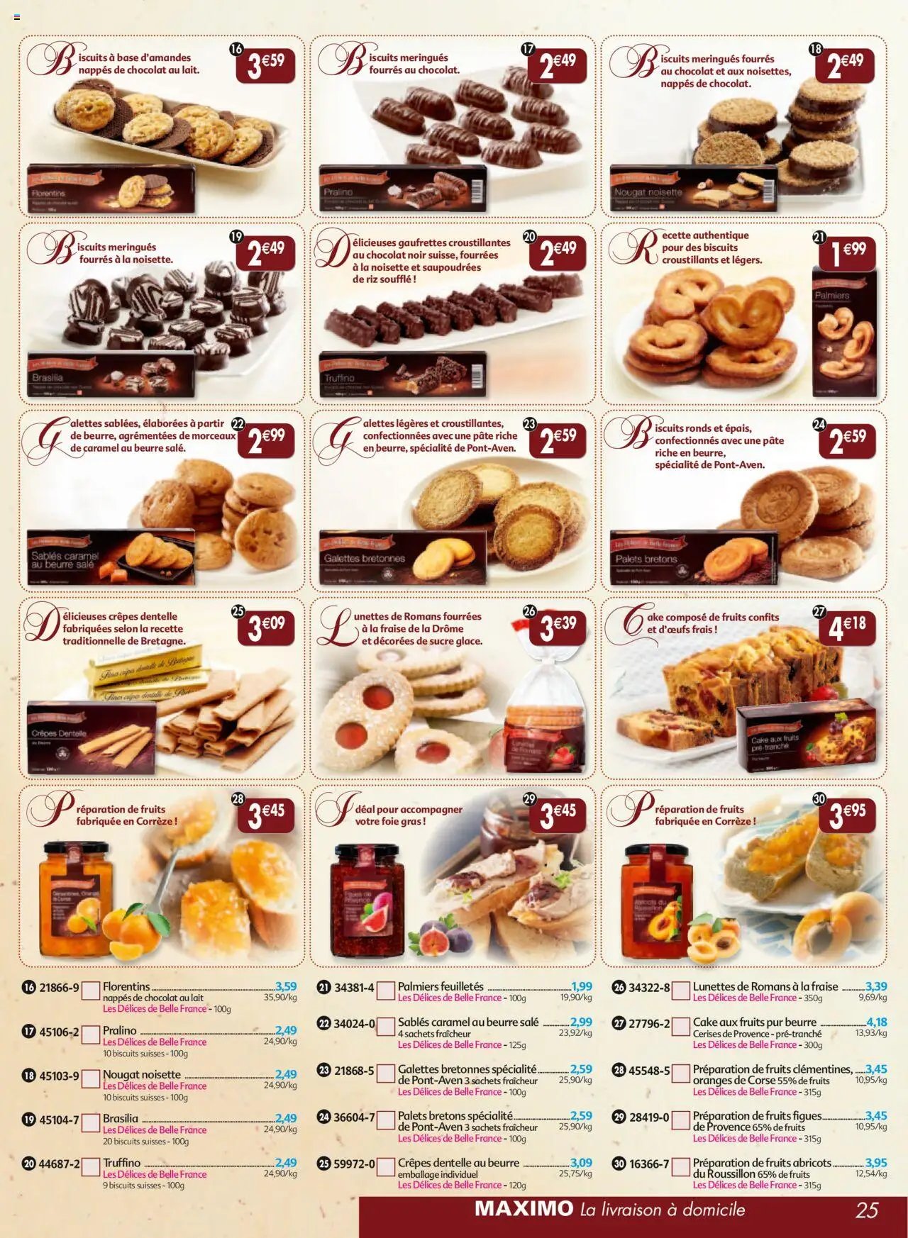Maximo catalogue epicerie (2025-09-26 - 2025-10-23)