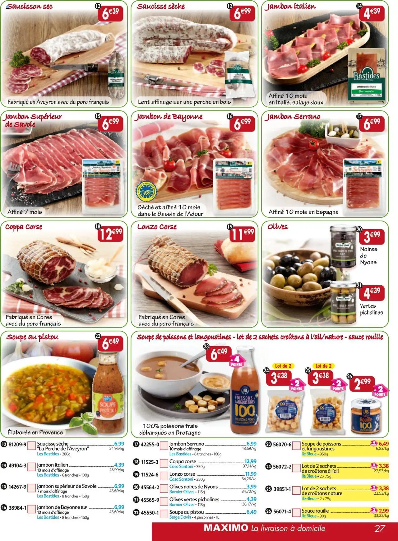 Maximo catalogue epicerie (2025-09-26 - 2025-10-23)