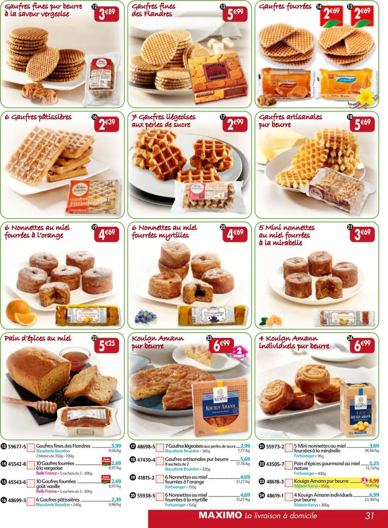 Maximo catalogue epicerie (2025-09-26 - 2025-10-23)