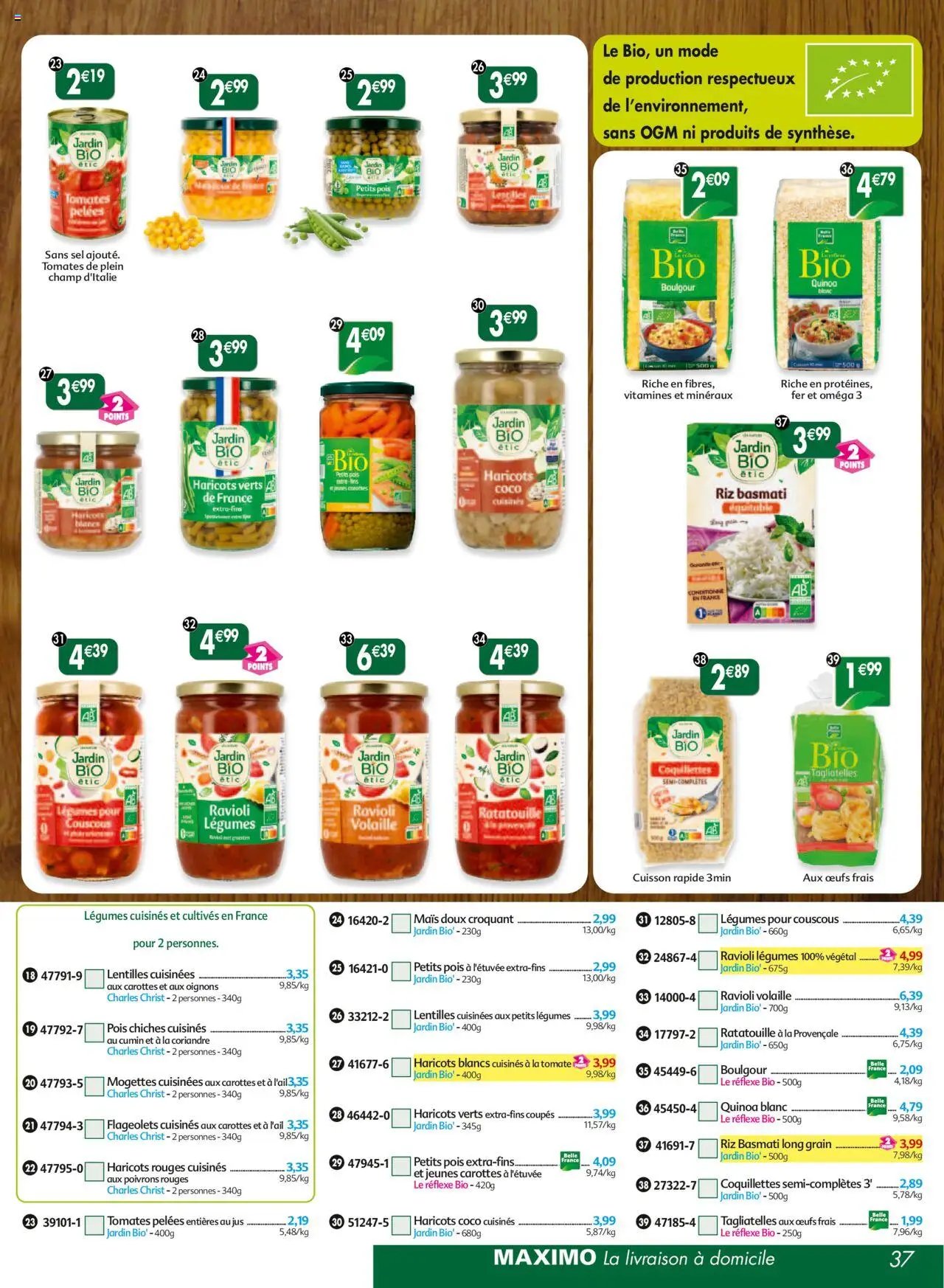Maximo catalogue epicerie (2025-09-26 - 2025-10-23)