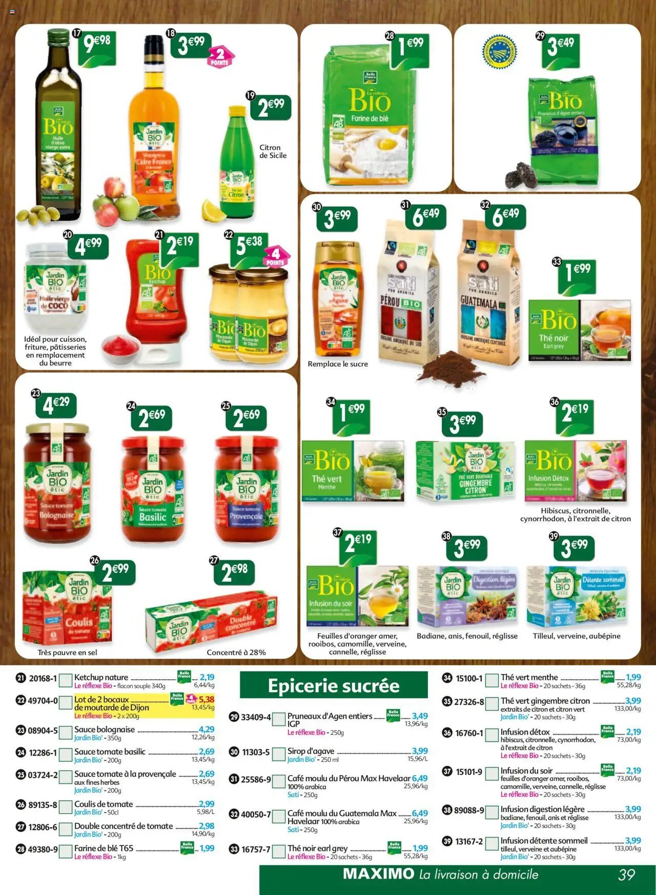 Maximo catalogue epicerie (2025-09-26 - 2025-10-23)