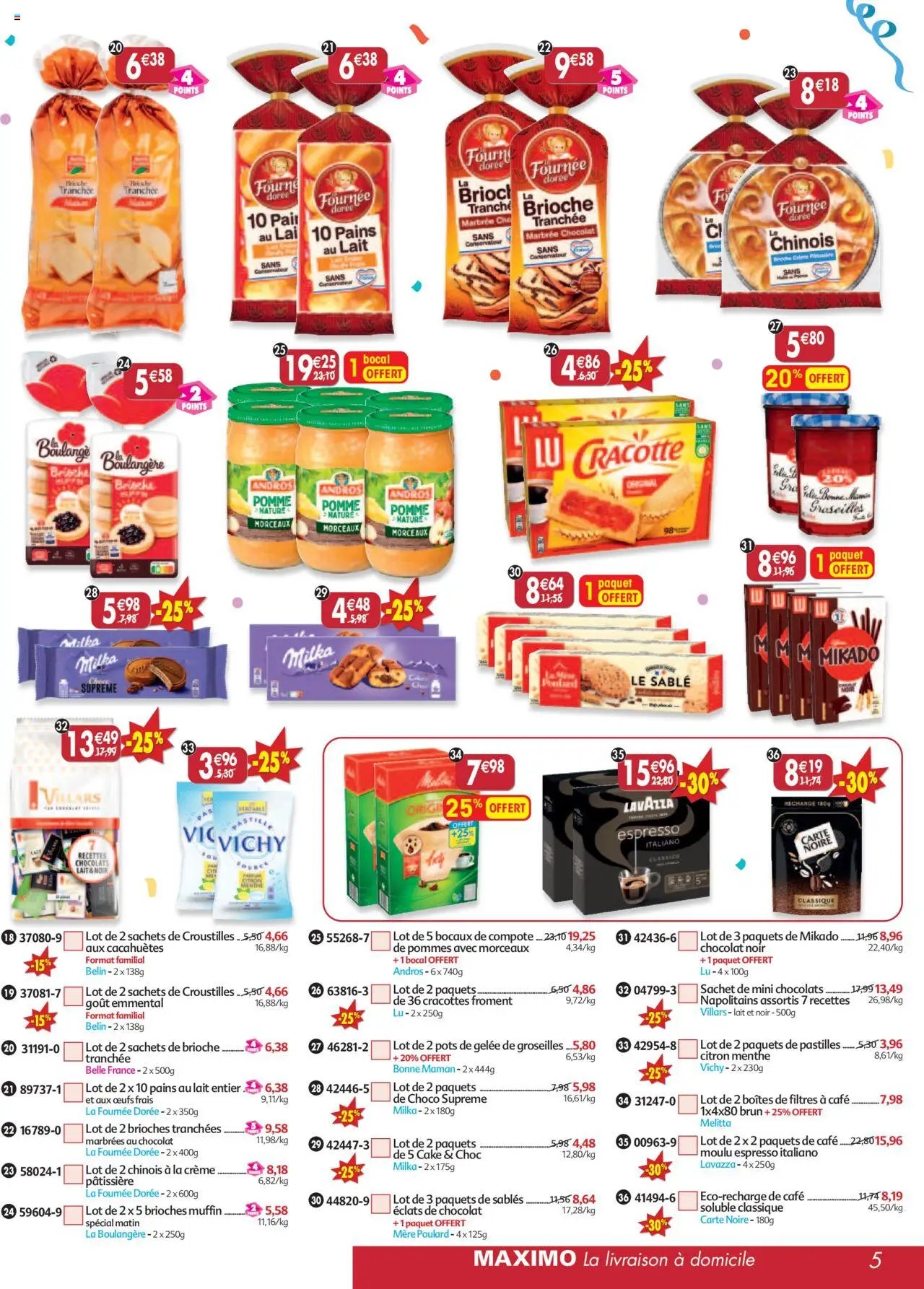 Maximo catalogue epicerie (2025-09-26 - 2025-10-23)