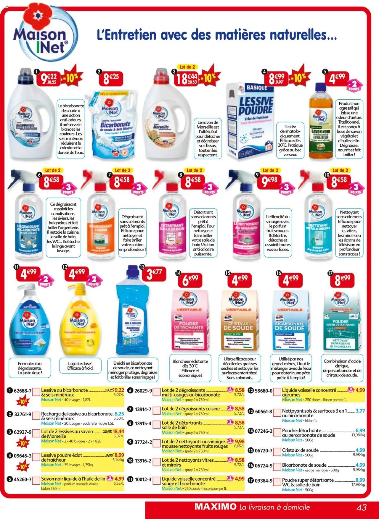 Maximo catalogue epicerie (2025-09-26 - 2025-10-23)