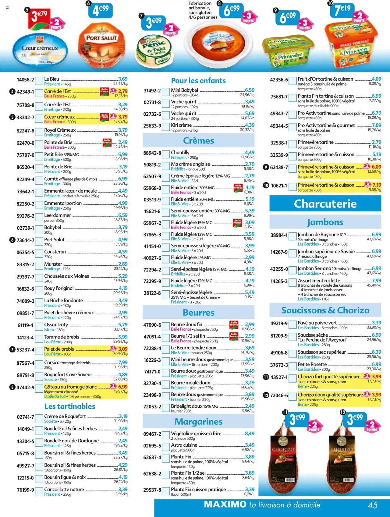 Maximo catalogue epicerie (2025-09-26 - 2025-10-23)