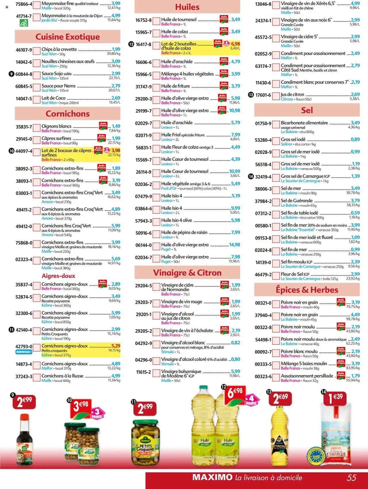 Maximo catalogue epicerie (2025-09-26 - 2025-10-23)