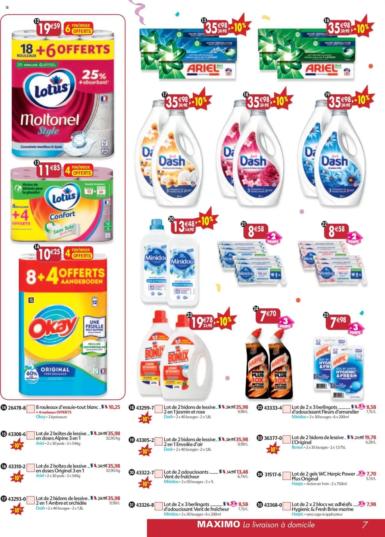 Maximo catalogue epicerie (2025-09-26 - 2025-10-23)