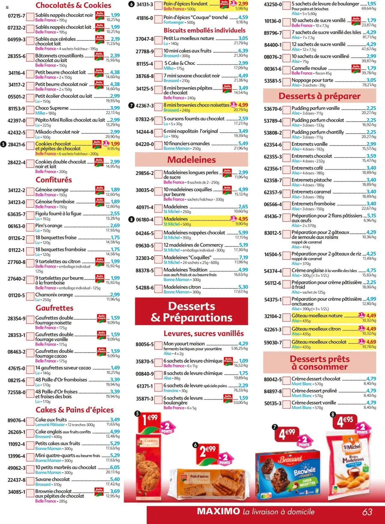 Maximo catalogue epicerie (2025-09-26 - 2025-10-23)