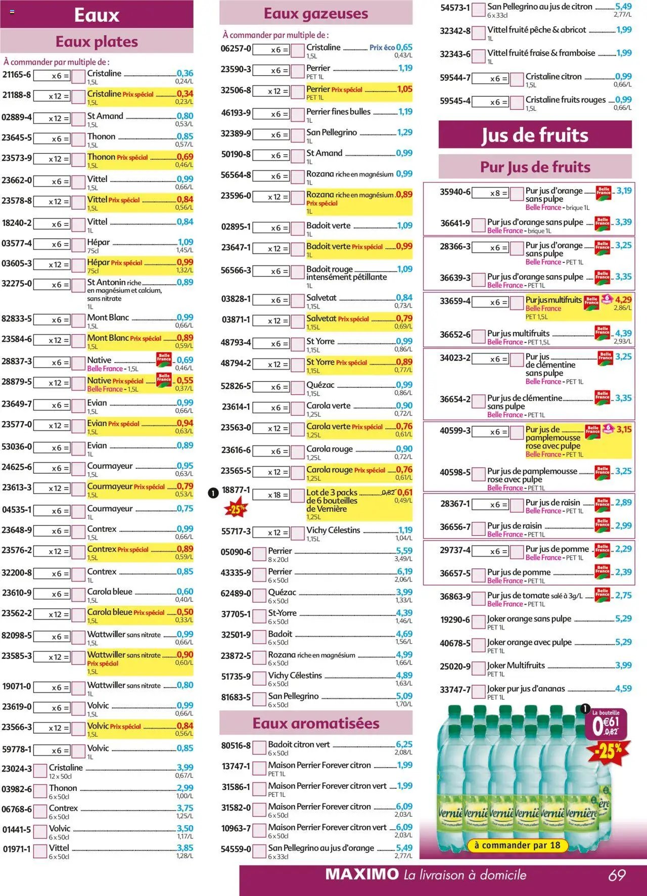Maximo catalogue epicerie (2025-09-26 - 2025-10-23)