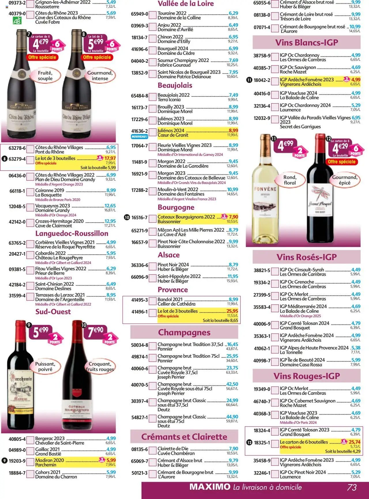Maximo catalogue epicerie (2025-09-26 - 2025-10-23)